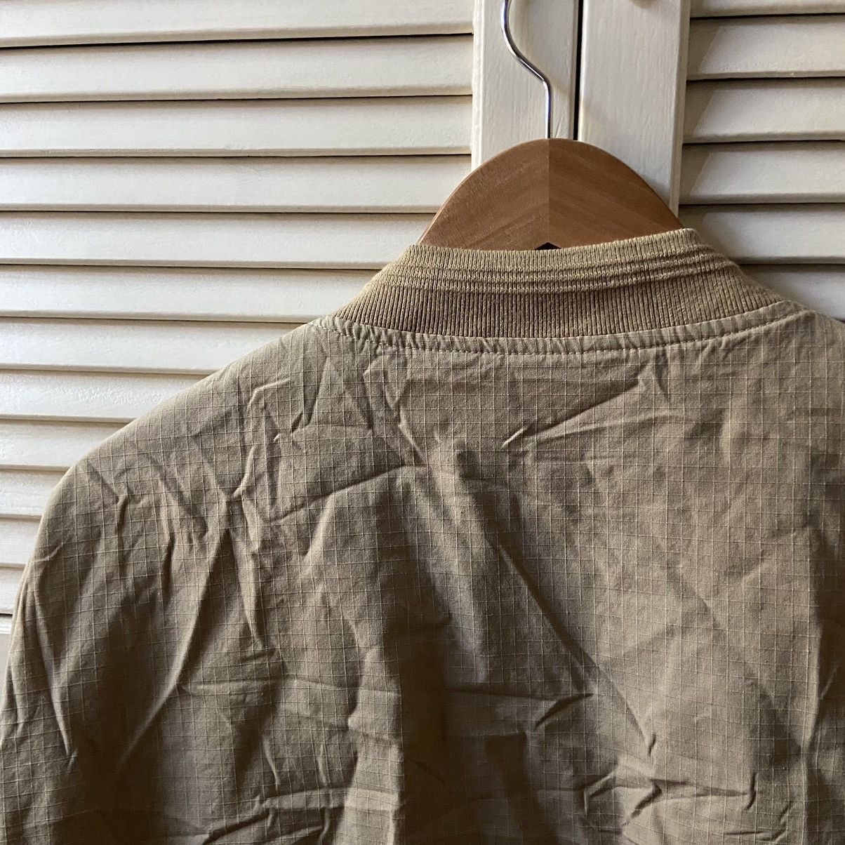 Nudie Jeans Nudie Jeans RipStop Alexander Bomber Jacket Beige Brown MA-1 Size US XL / EU 56 / 4 - 11 Thumbnail