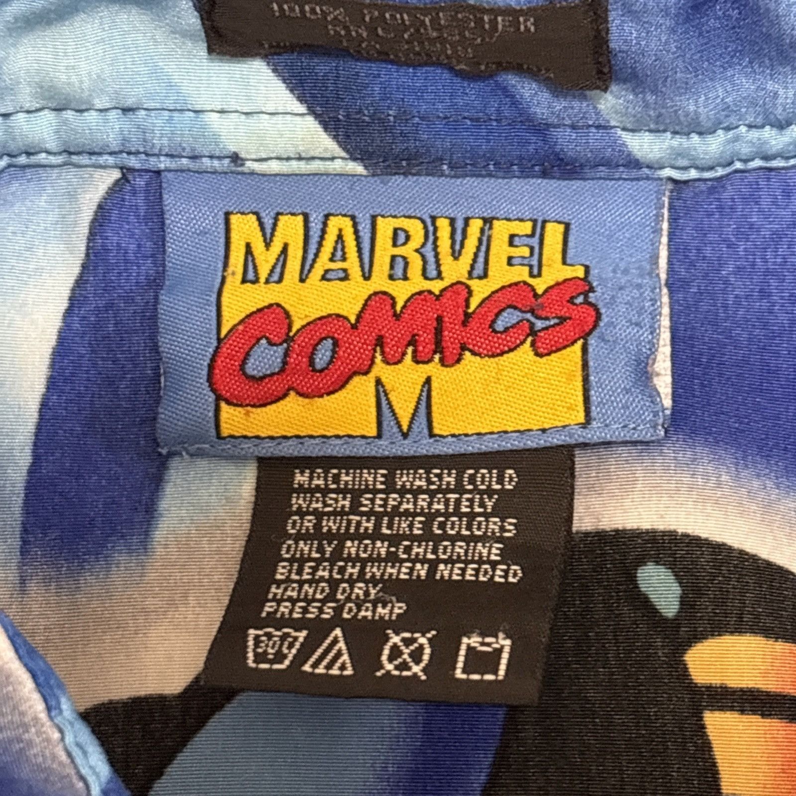 Marvel Comics Vintage Marvel Spiderman Shirt Mens L All Over Graphic Print Size US L / EU 52-54 / 3 - 3 Thumbnail