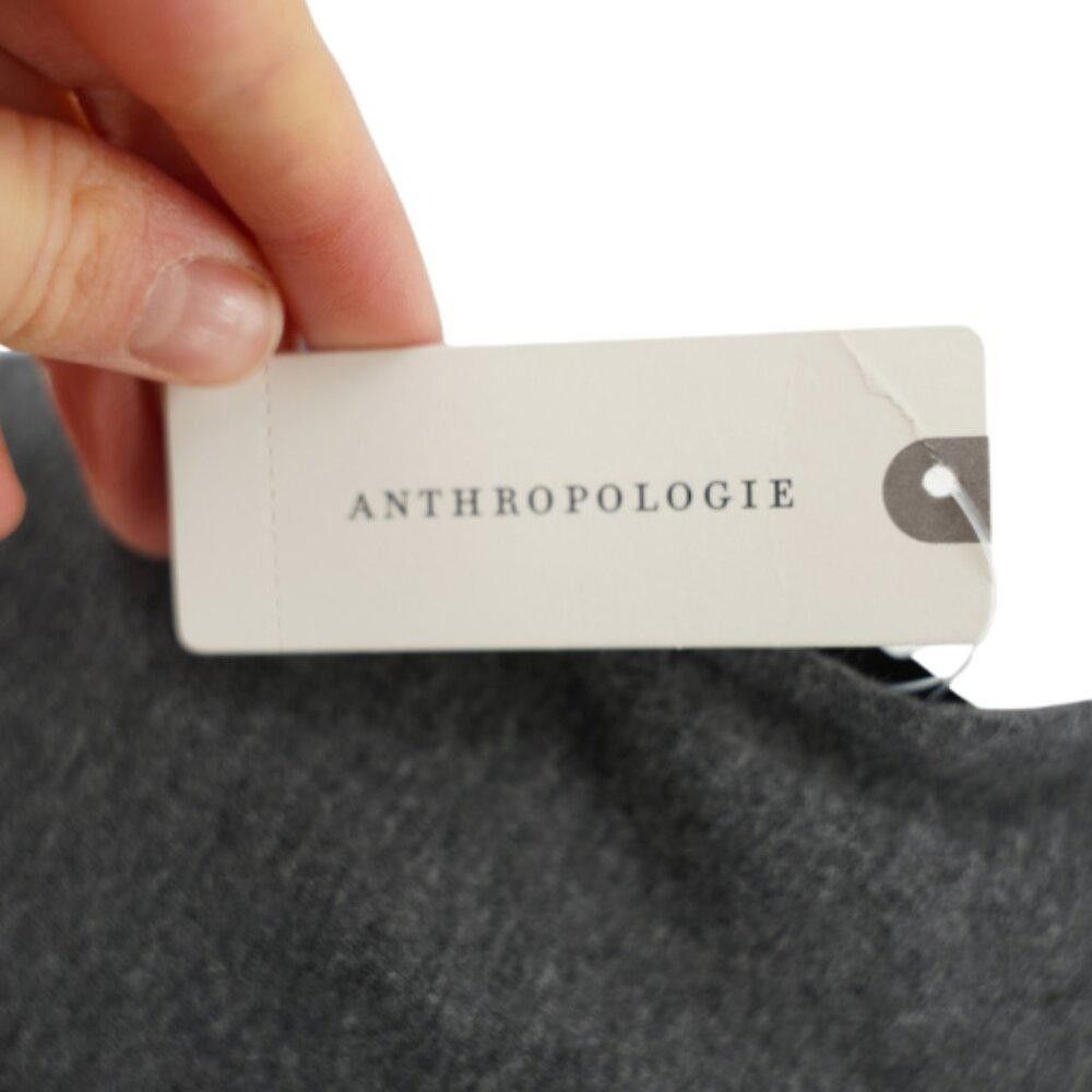 Designer NWT Anthropologie Ruched Gray Dress Size XS Size XS / US 0-2 / IT 36-38 - 7 Thumbnail