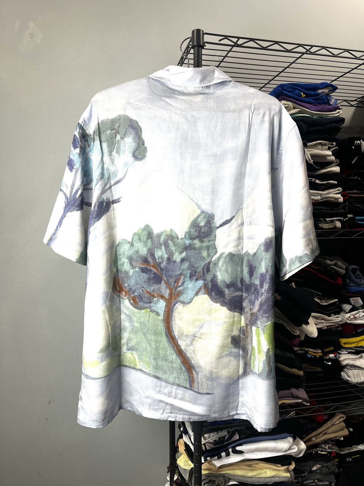 Vintage Vintage Style Viscose Full Print Painting Shirt Picasso Size US M / EU 48-50 / 2 - 5 Thumbnail