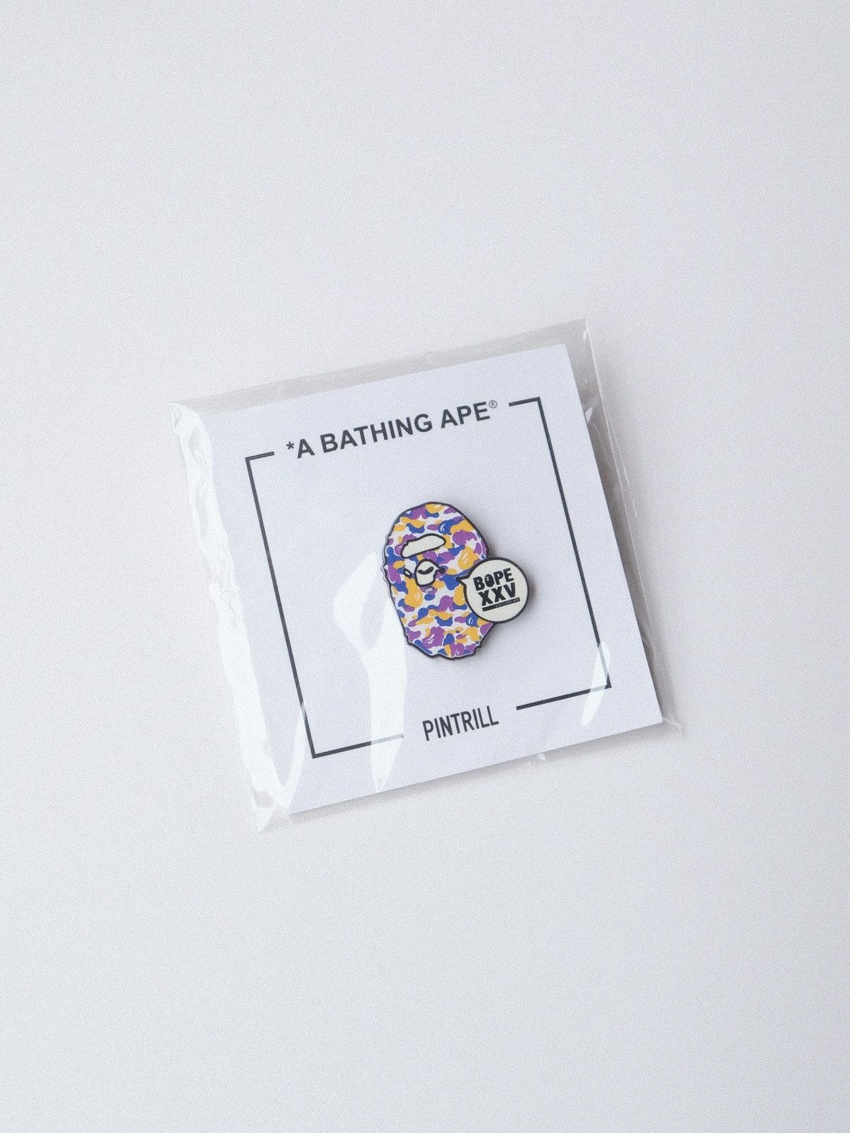 Bape A Bathing Ape BAPE XXV Pintrill Los Angeles Camo Pin Size ONE SIZE - 1 Thumbnail
