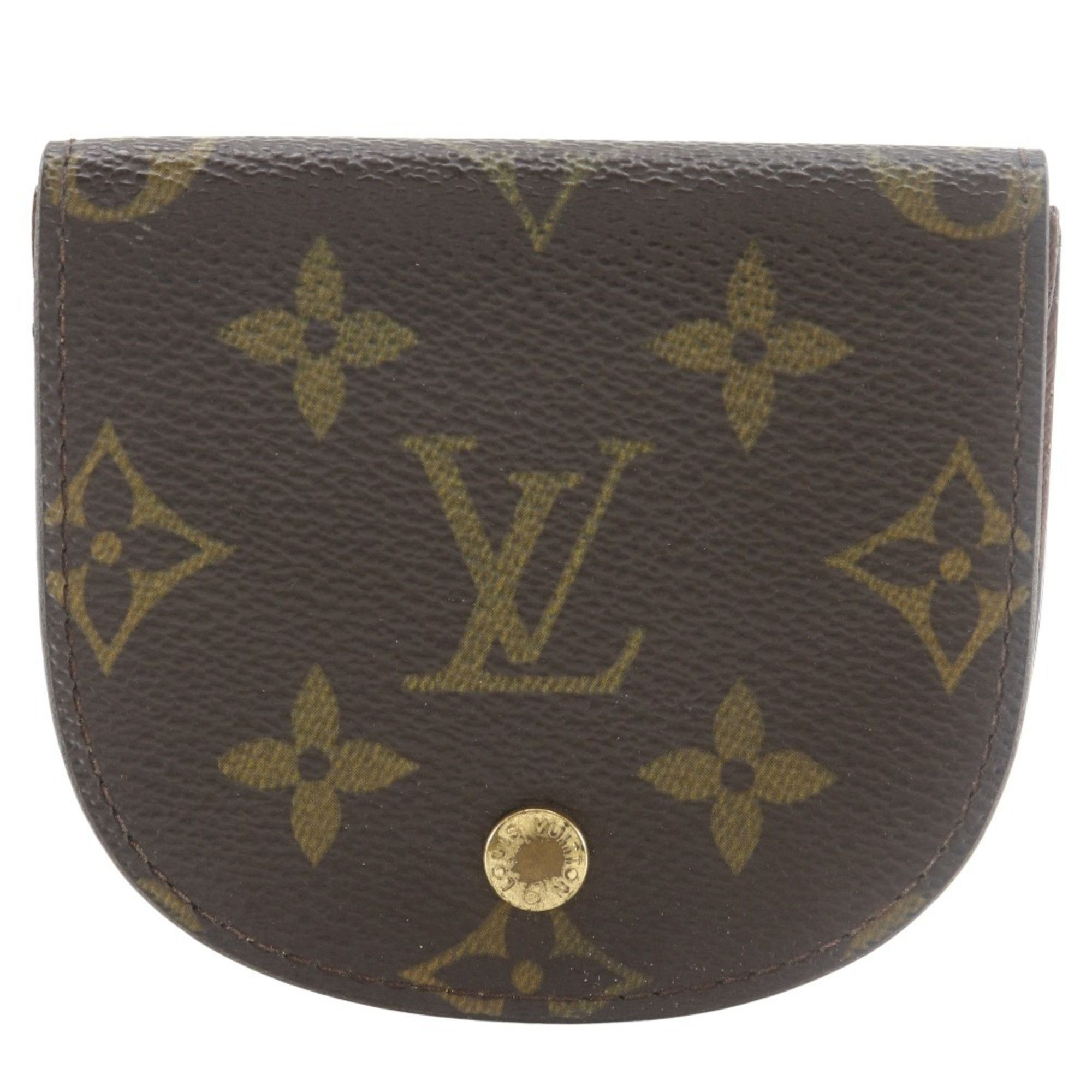 Louis Vuitton Louis Vuitton Porto Moneguse Coin Case M61970 Monogram Canvas 2004 Brown Snap Buttons Unisex Size ONE SIZE - 1 Thumbnail