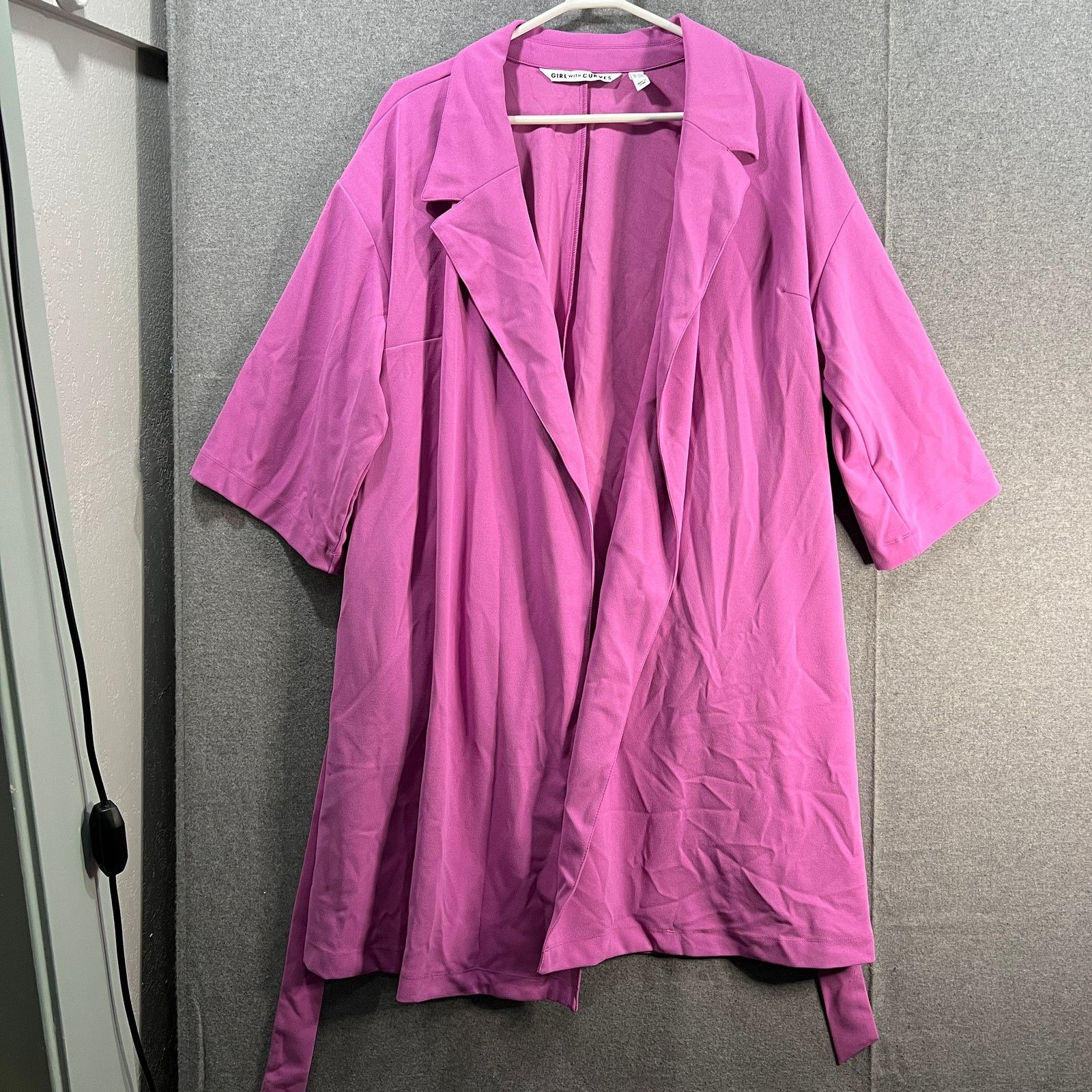 Other Girl With Curves Petite 3/4Sleeve Wrap Coat with Tie Wa Size XL / US 12-14 / IT 48-50 - 1 Thumbnail