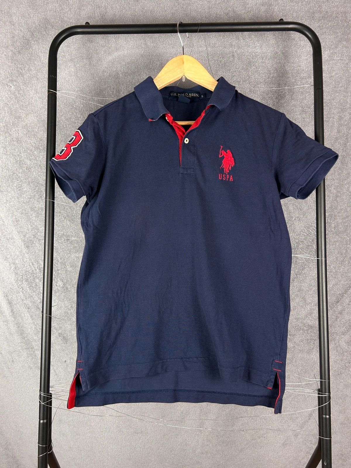 Designer × U.S. Polo Assn. Us Polo Assn navy polo shirt mini logo 3 Size US S / EU 44-46 / 1 - 1 Thumbnail