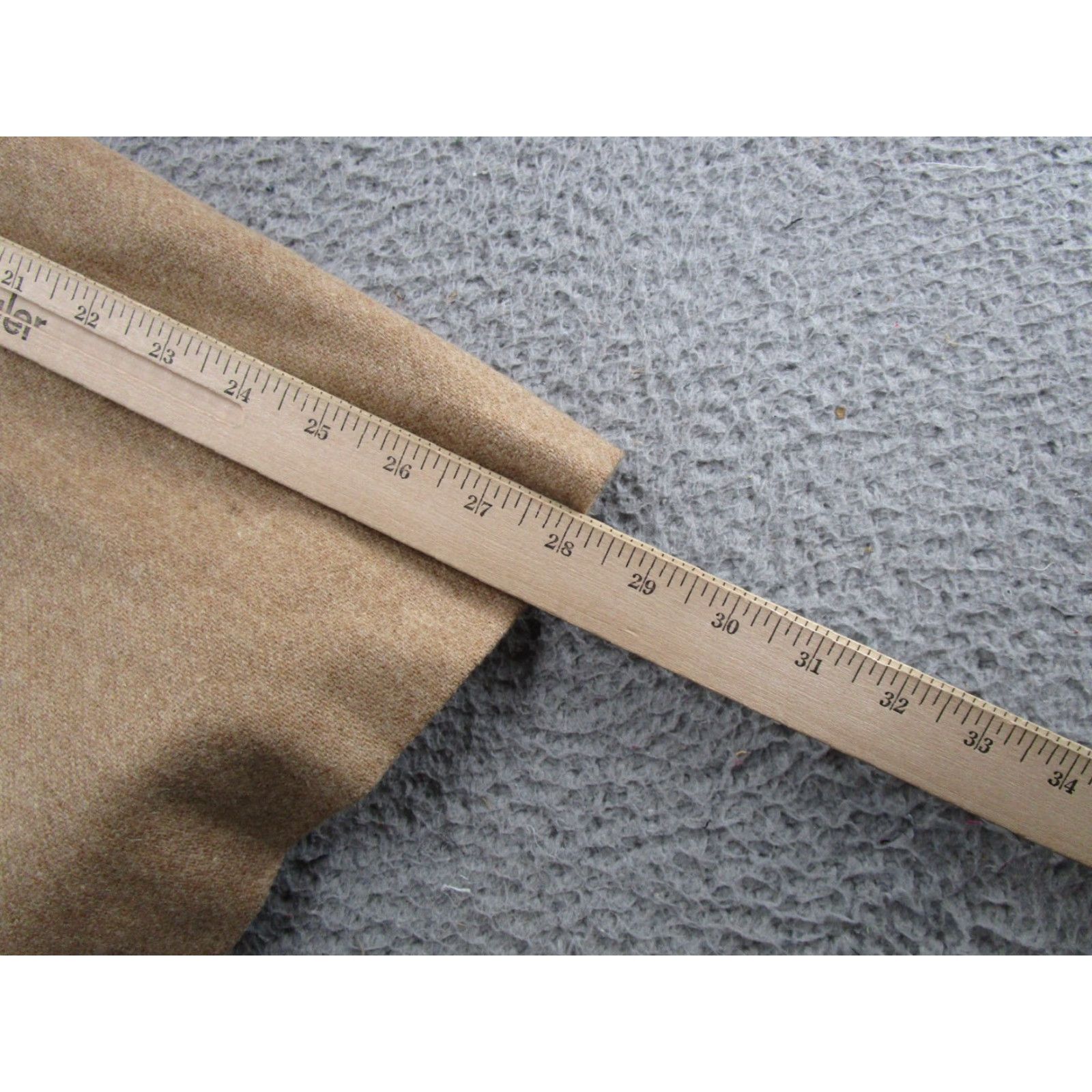 Vintage VINTAGE Jack Winter Wool Blend Lined A-Line Beige Skirt Women's Size 10 Pockets Size 32" / US 10 / IT 46 - 6 Thumbnail
