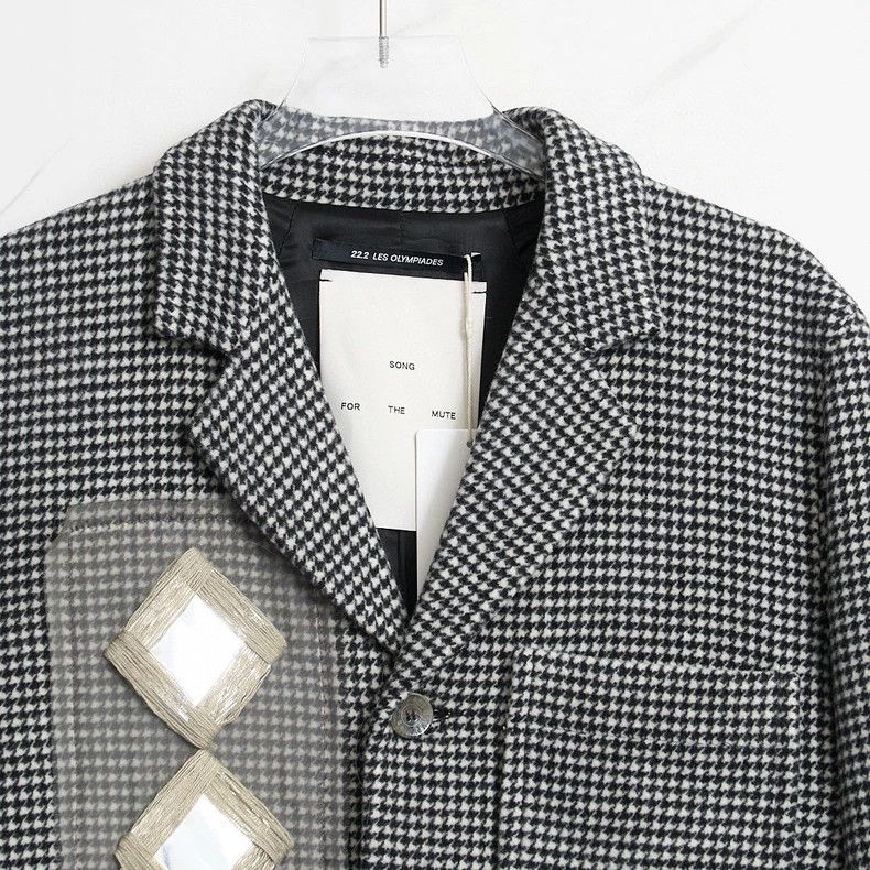 Song For The Mute Song For The Mute Glen Plaid Tweed Coat Size US S / EU 44-46 / 1 - 2 Thumbnail