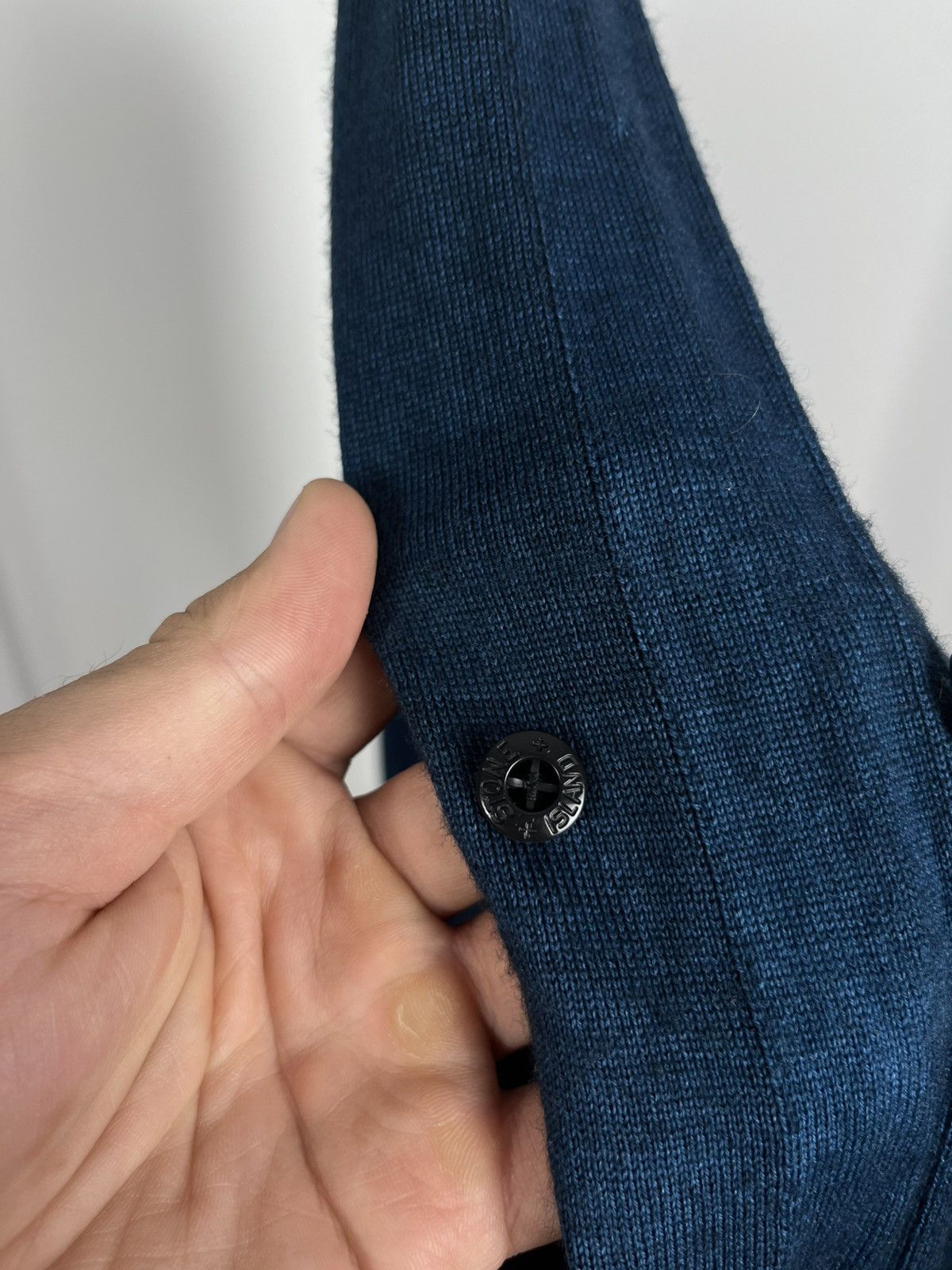 Stone Island Stone Island Blue Knit Long Sleeve Sweater Pullover Crewneck Size US M / EU 48-50 / 2 - 5 Thumbnail