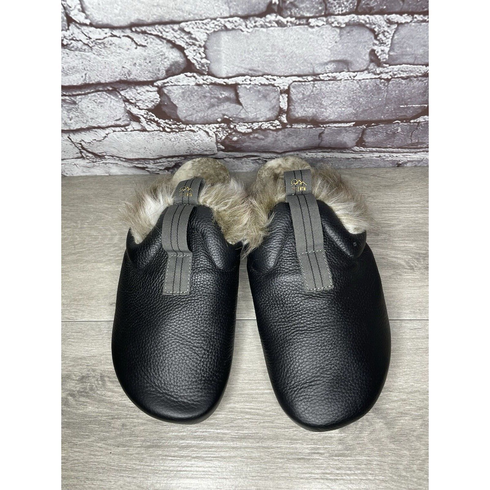Other BANTHA Vibram Black Leather Sherpa Fur Lined Cork Mules Shoe Size US 10.5 / IT 40.5 - 17 Thumbnail