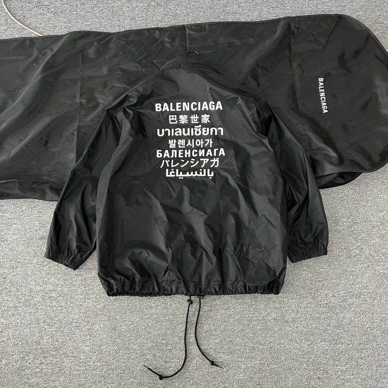 Balenciaga Balenciaga Seven Languages Hidden Hat Charge Jacket 2501-Ne Size XXS / US 00 / IT 34 - 3 Thumbnail