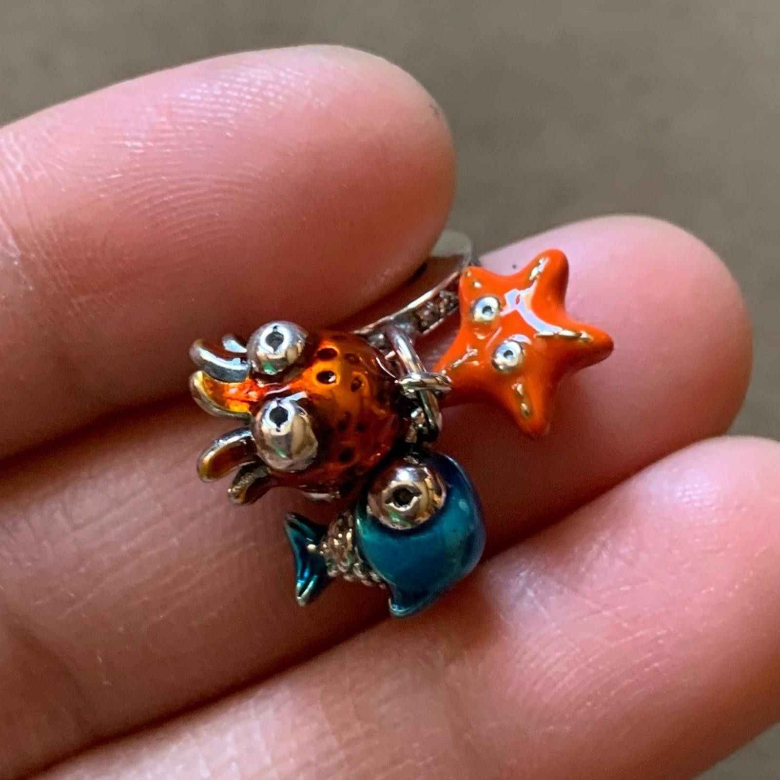 Other NWOT Colorful Ocean Friends Dangle Charm Sterling Silver 925 Size ONE SIZE - 6 Thumbnail