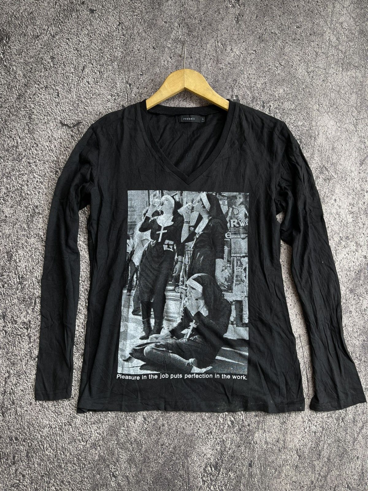 Japanese Brand Y2k Roshell ifsixwasnine long sleeve Size US L / EU 52-54 / 3 - 1 Thumbnail