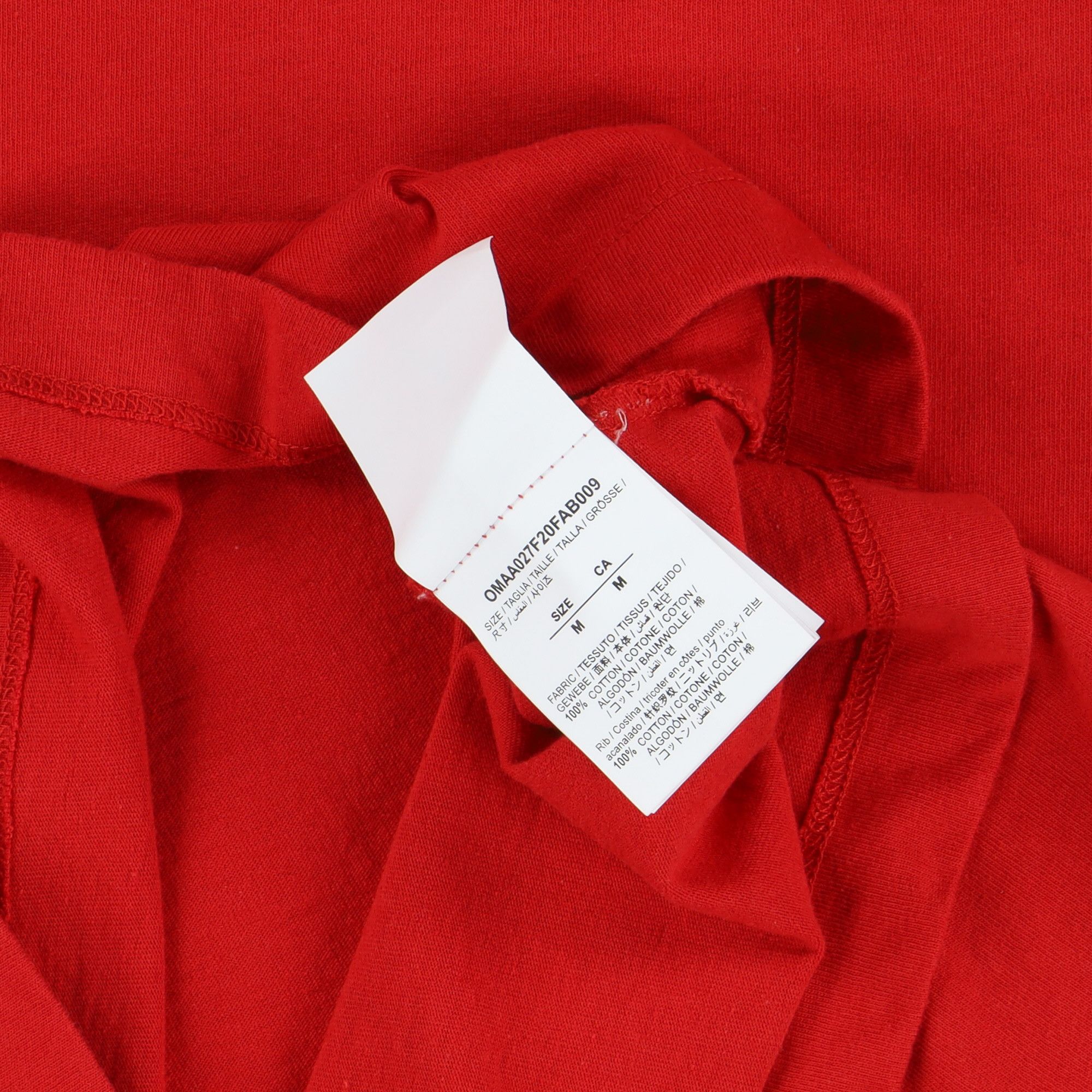 Off-White Red Cut Here Arrows Logo T-Shirt Size US M / EU 48-50 / 2 - 9 Thumbnail