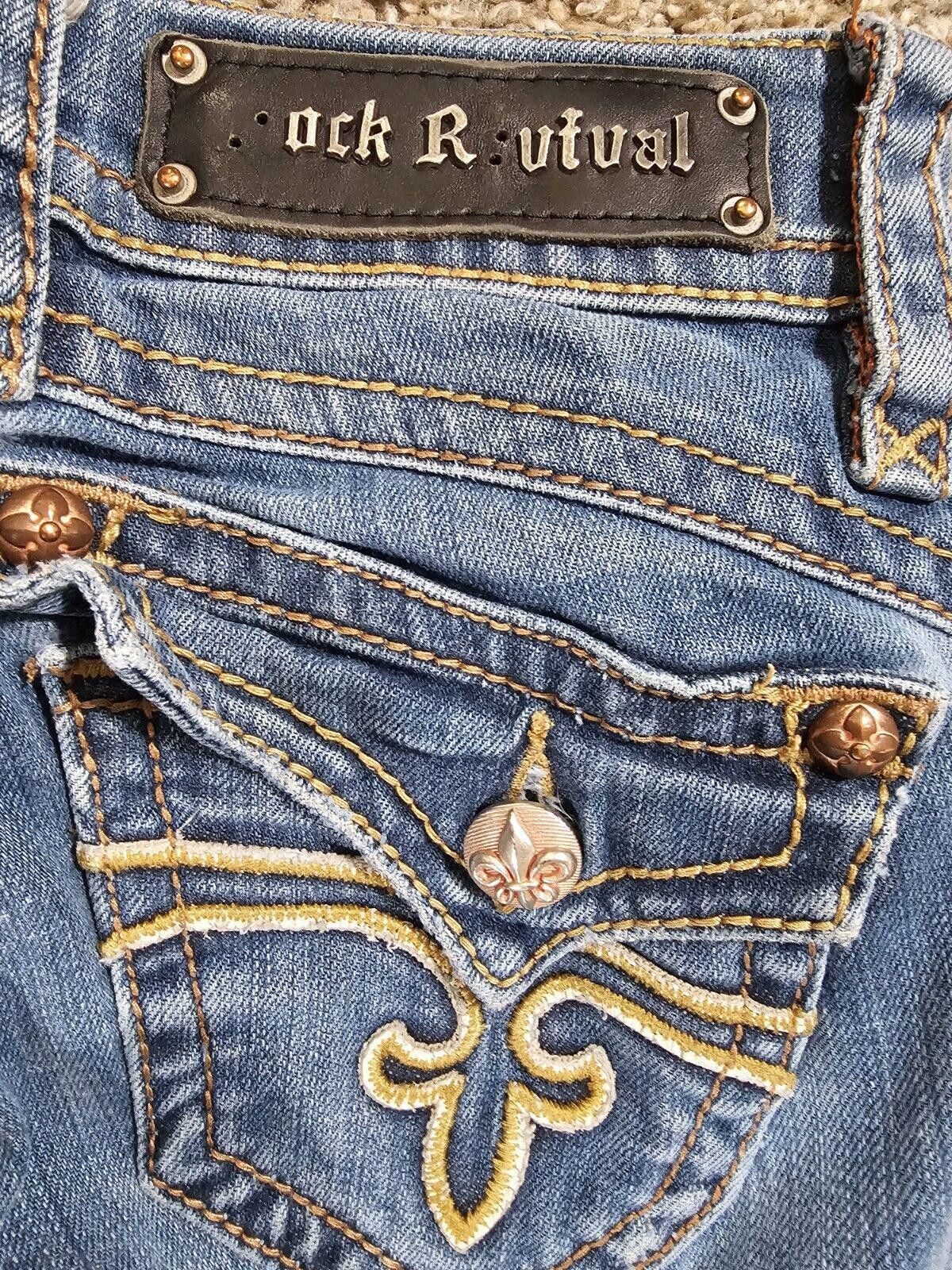 Rock Revival Buckle Rock Revival Jean "Stephanie" Boot 24x31 Distressed Size 42" / US 20 - 10 Thumbnail