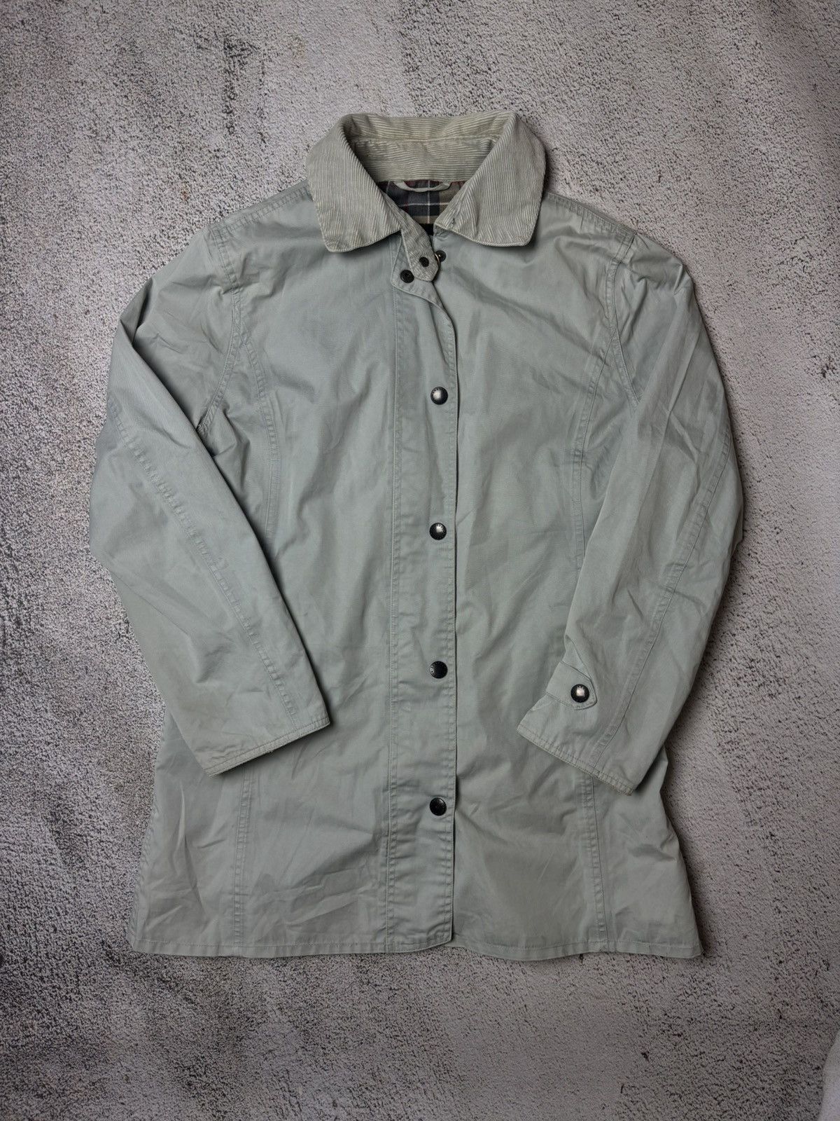 Barbour Baby blue Coat Barbour lightweight old money Size US M / EU 48-50 / 2 - 1 Thumbnail