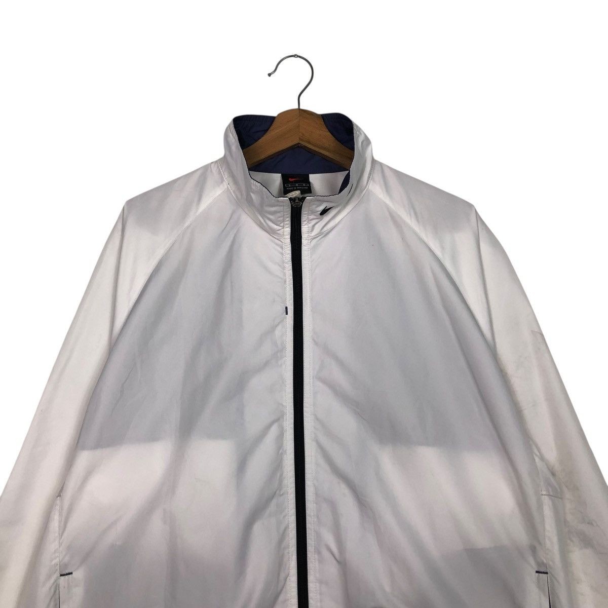 Nike 🔥VINTAGE ZIPPER JACKET BOMBER NIKE LOGO COLLAR Size US L / EU 52-54 / 3 - 5 Thumbnail