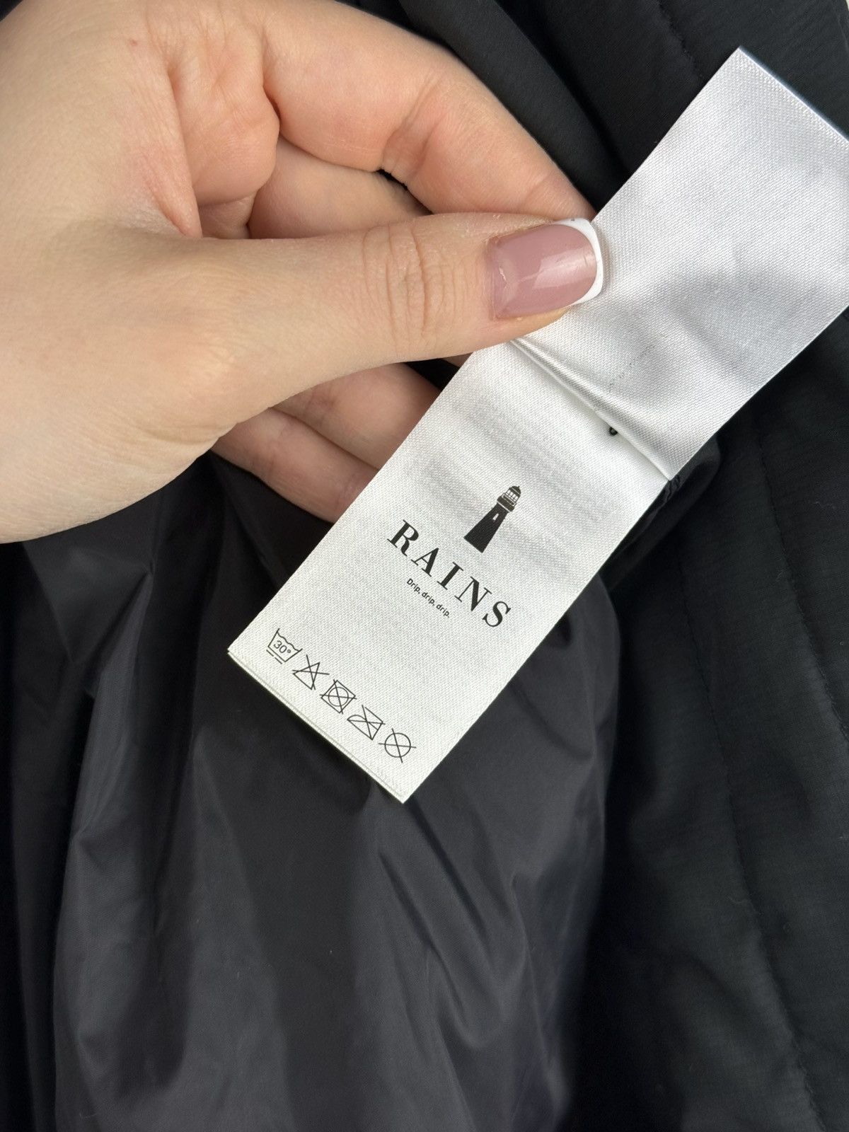 Rains Rains Unisex Nylon Quilted Full Zip Layer Jacket Size Xs / S Size US XS / EU 42 / 0 - 20 Thumbnail