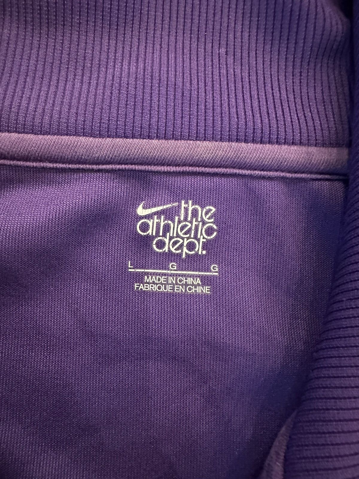 Nike Nike Athletic Dept. Track Jacket (Purple/White) Size US L / EU 52-54 / 3 - 2 Thumbnail