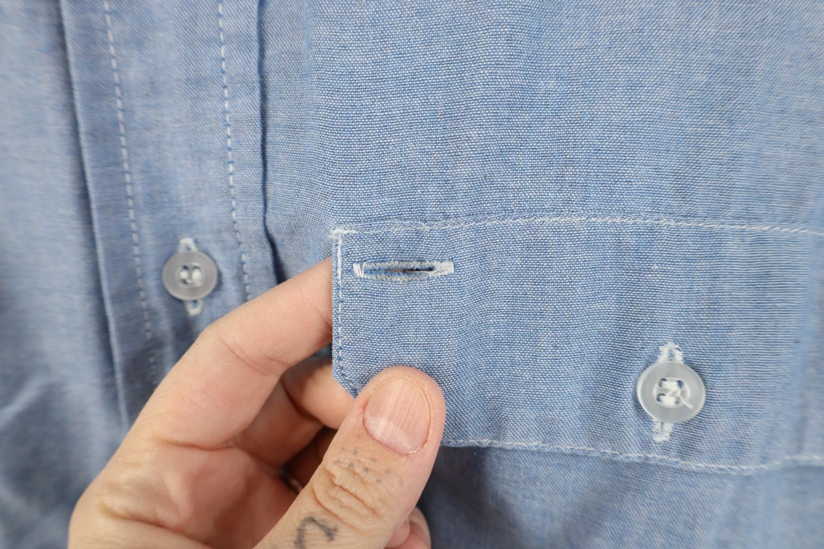 Vintage Vintage 90s Streetwear Workwear Collared Button Shirt Blue Size US XL / EU 56 / 4 - 5 Thumbnail