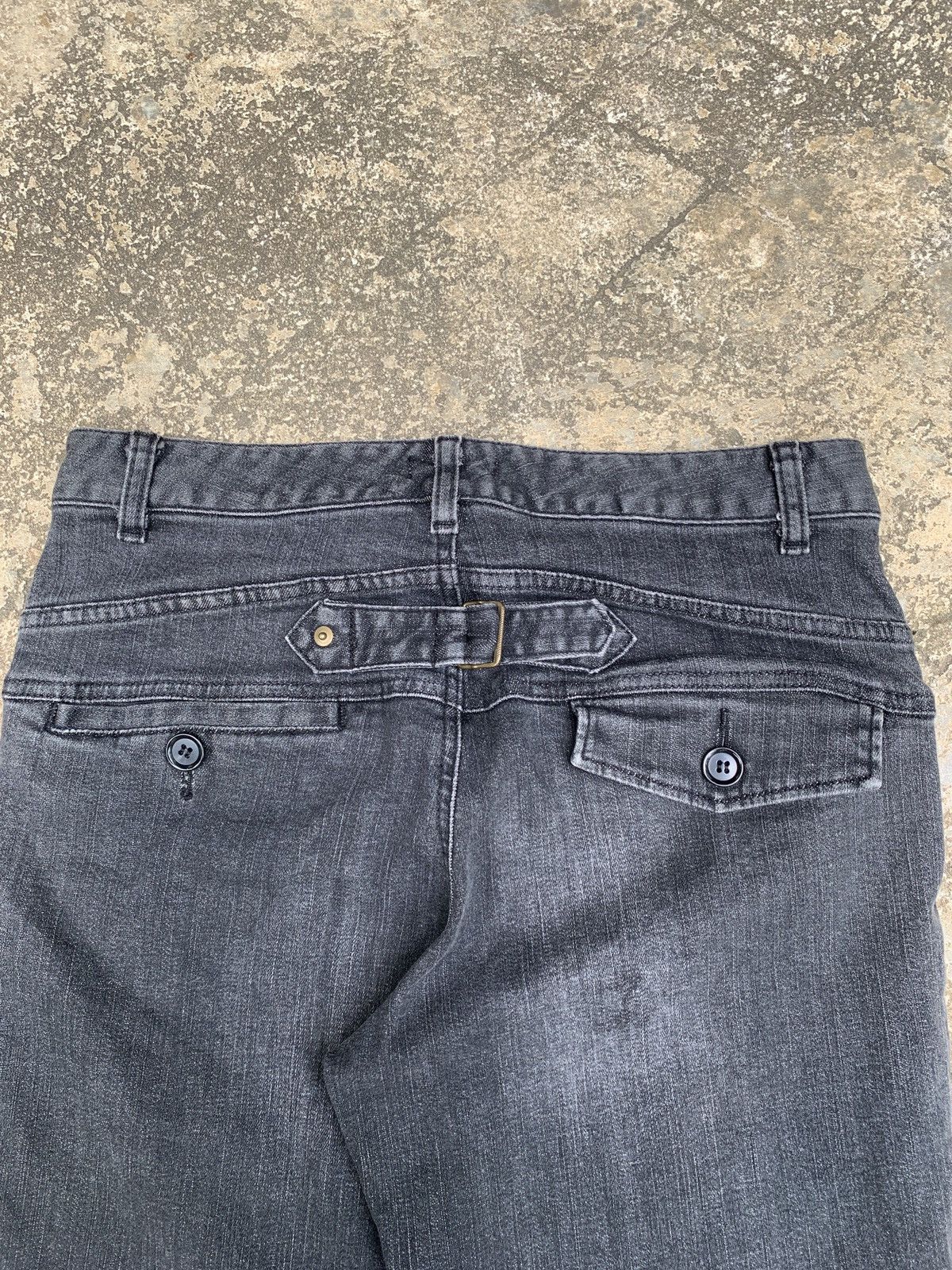 Issey Miyake × Japanese Brand × Vintage 2000s Plantation by Issey Miyake Buckle Back Stretchy Pants Size 30" / US 8 / IT 44 - 4 Thumbnail