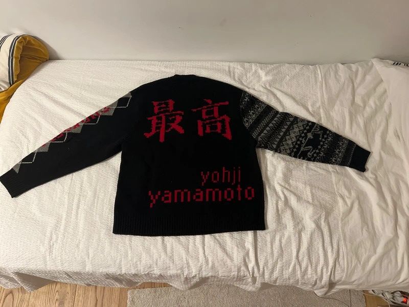 Supreme × Yohji Yamamoto Supreme x Yohji Yamamoto Tekken Sweater Size US M / EU 48-50 / 2 - 5 Thumbnail