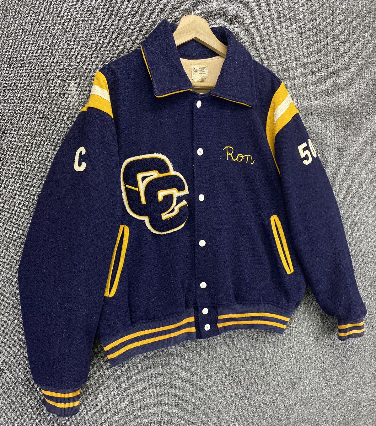 Vintage Vintage 70s Felco Cedar Cliff Wool Varsity Jacket Size US M / EU 48-50 / 2 - 10 Thumbnail