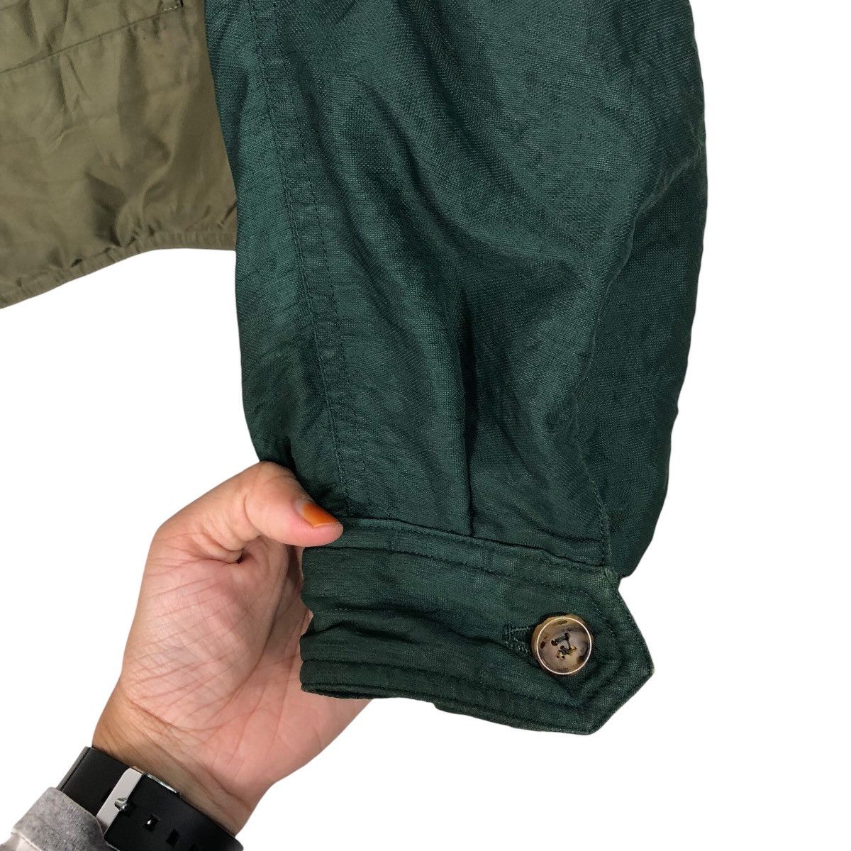 Japanese Brand 📌Vintage Bomber Jacket Dolce Double Tone Issey Miyake Size US M / EU 48-50 / 2 - 17 Thumbnail