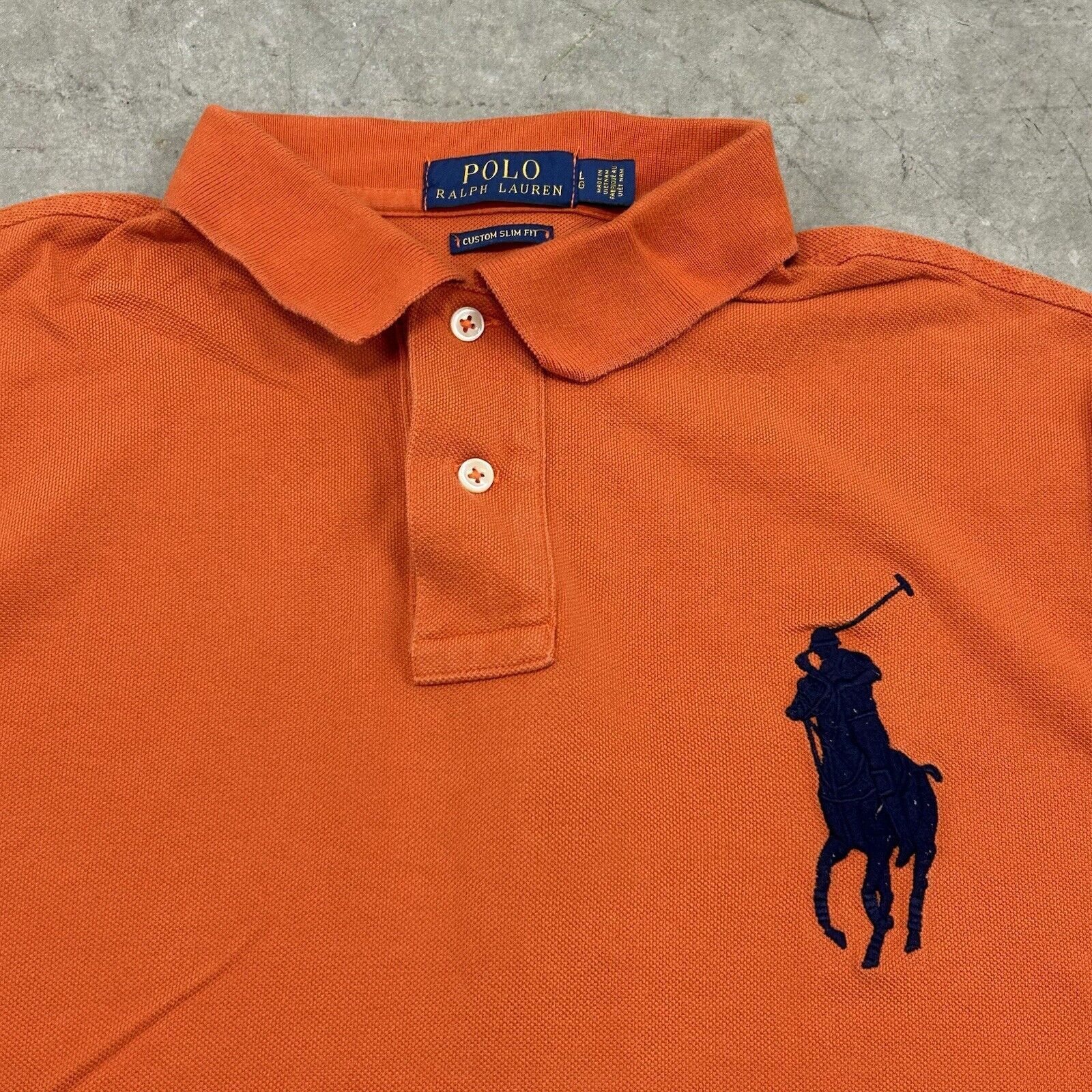 Polo Ralph Lauren × RRL Ralph Lauren × Ralph Lauren Polo Ralph Lauren Big Pony Rugby 3 Orange T Shirt Size Large Size US L / EU 52-54 / 3 - 2 Thumbnail