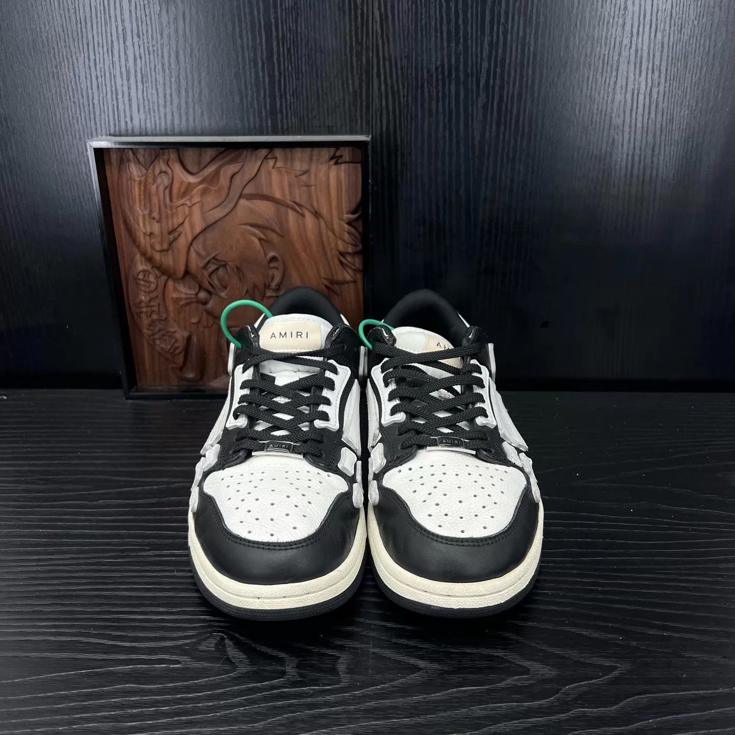 Amiri Amiri Black & White Bone Runner 43 Box Size US 10 / EU 43 - 4 Thumbnail