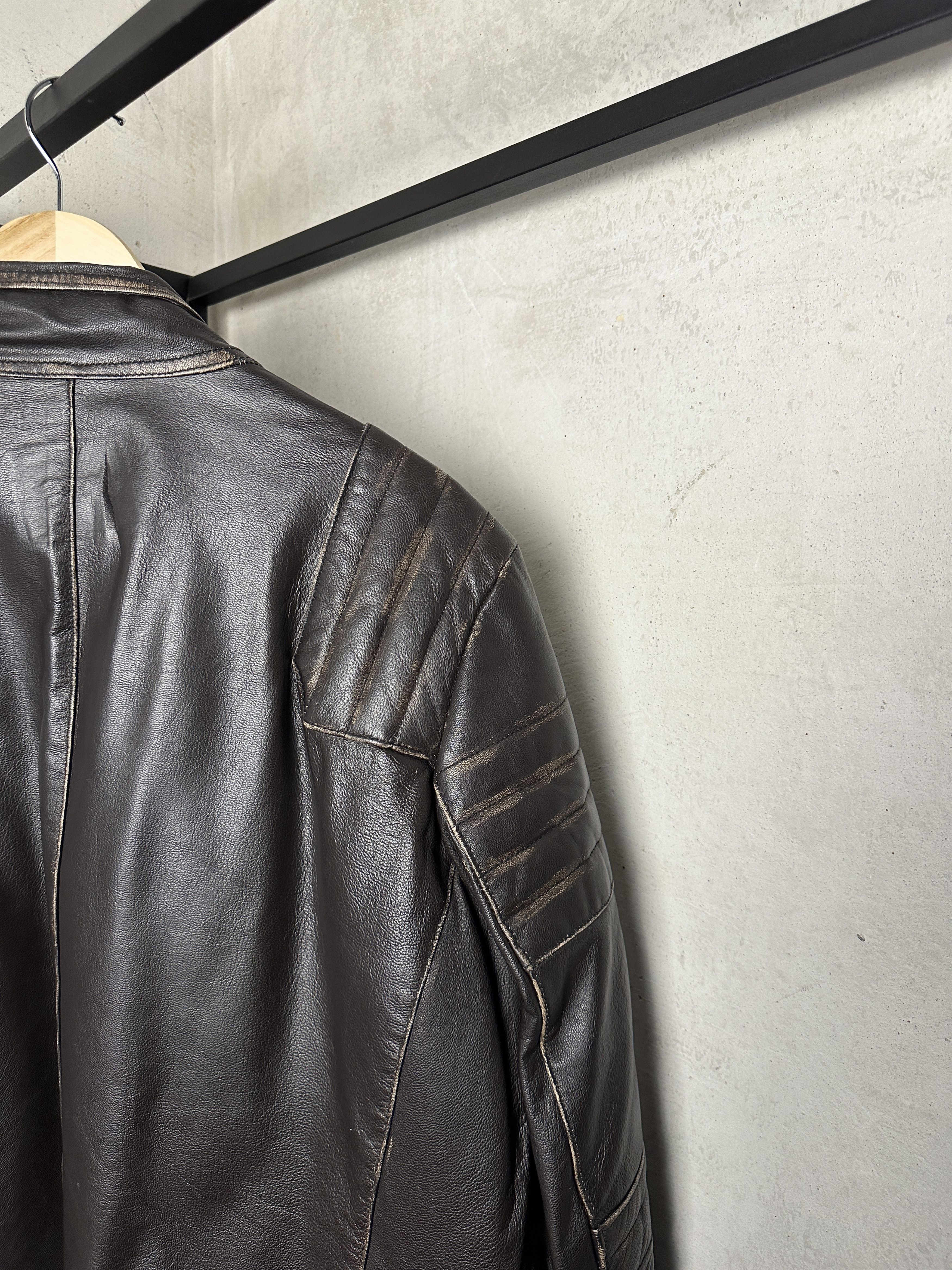Asos ASOS Biker REAL Leather Jacket Size US L / EU 52-54 / 3 - 8 Thumbnail