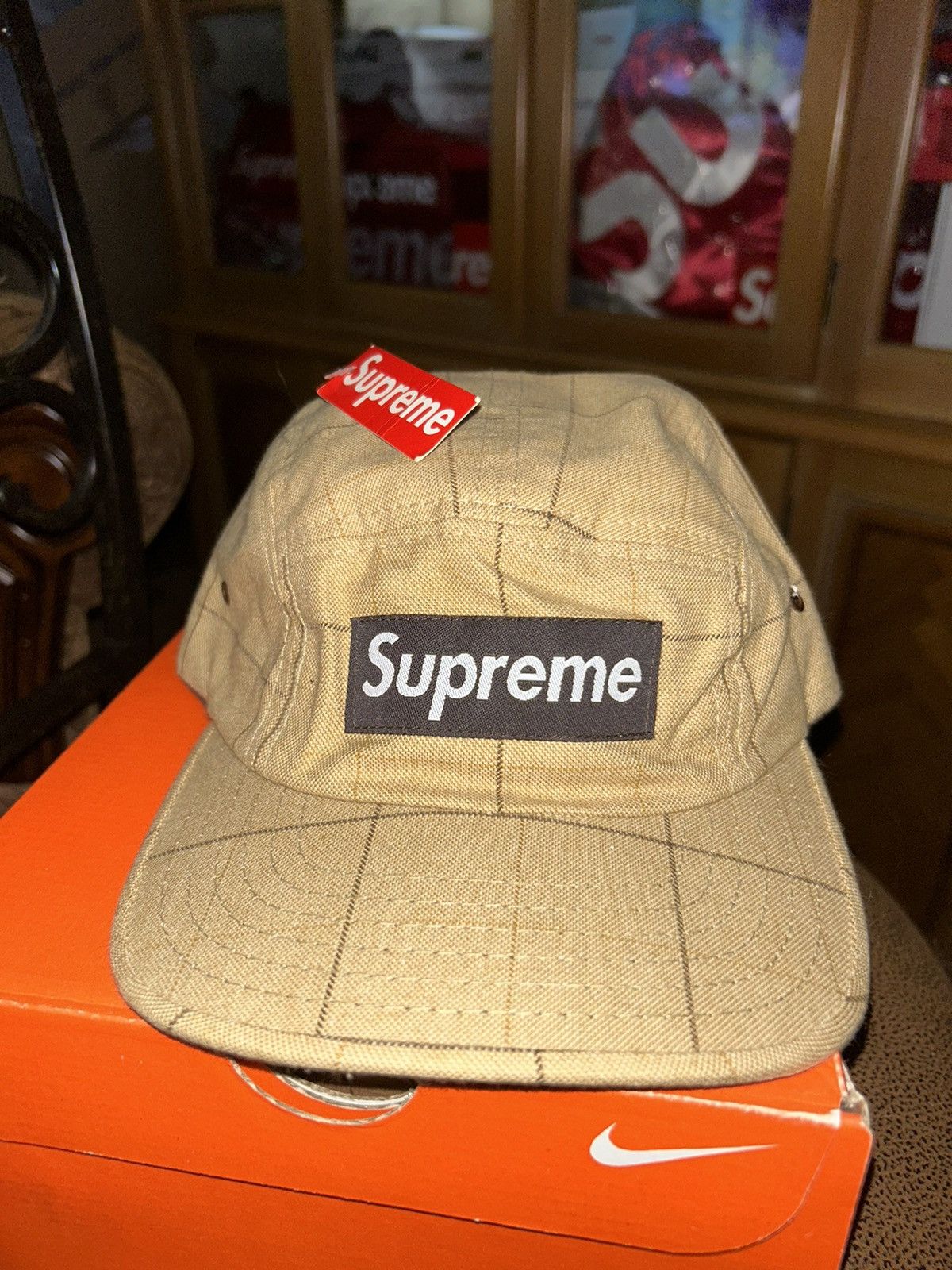 Supreme Supreme Plaid ATF Pane Camp Cap 1999-2002 NEW WITH TAGS!!! Size ONE SIZE - 1 Thumbnail