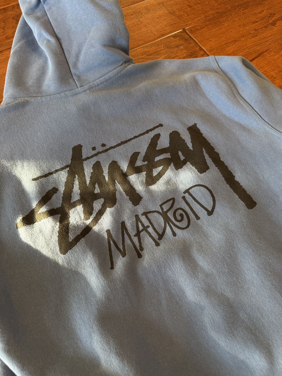 Stussy Stussy Madrid City exclusive Hoodie washed blue Size US M / EU 48-50 / 2 - 4 Thumbnail