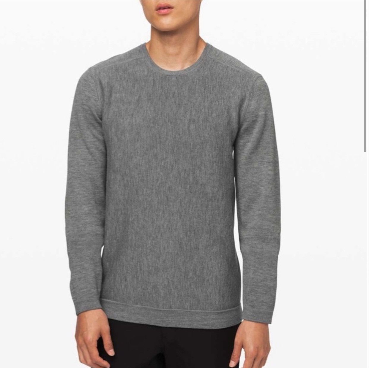 image of Lululemon Alpine Air Crew (Grey, Xs), Men's