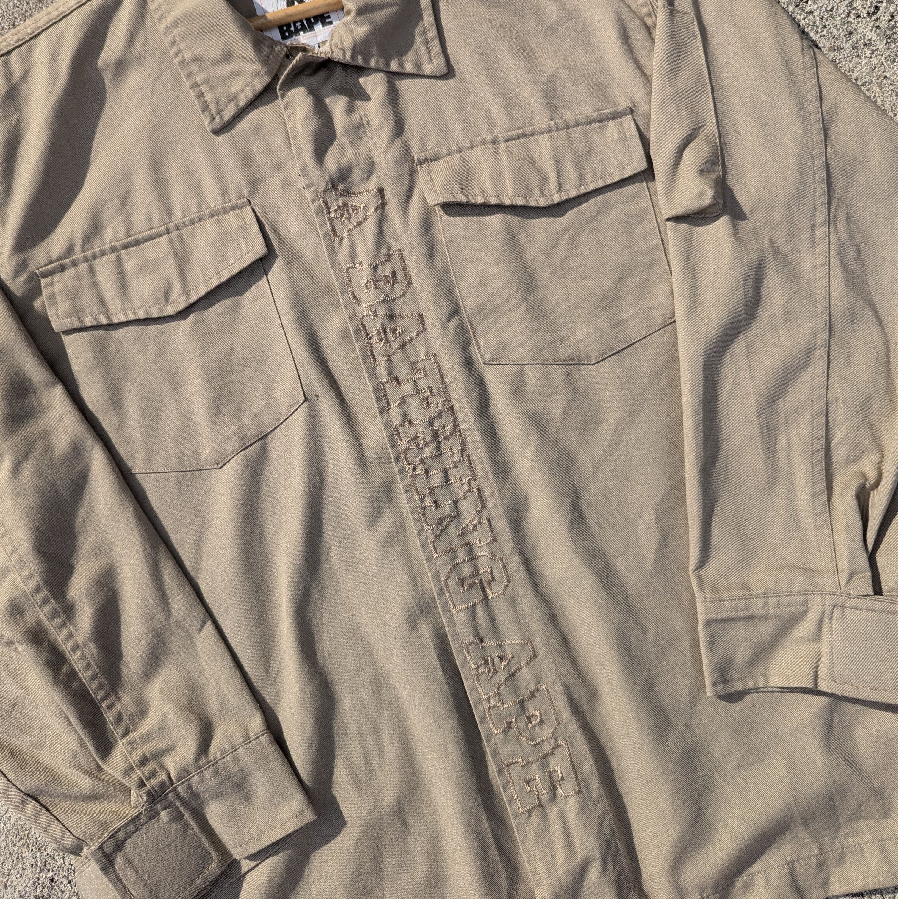 Bape Bape General Workwear Jacket wtih Tactical Pocket Size US M / EU 48-50 / 2 - 2 Thumbnail