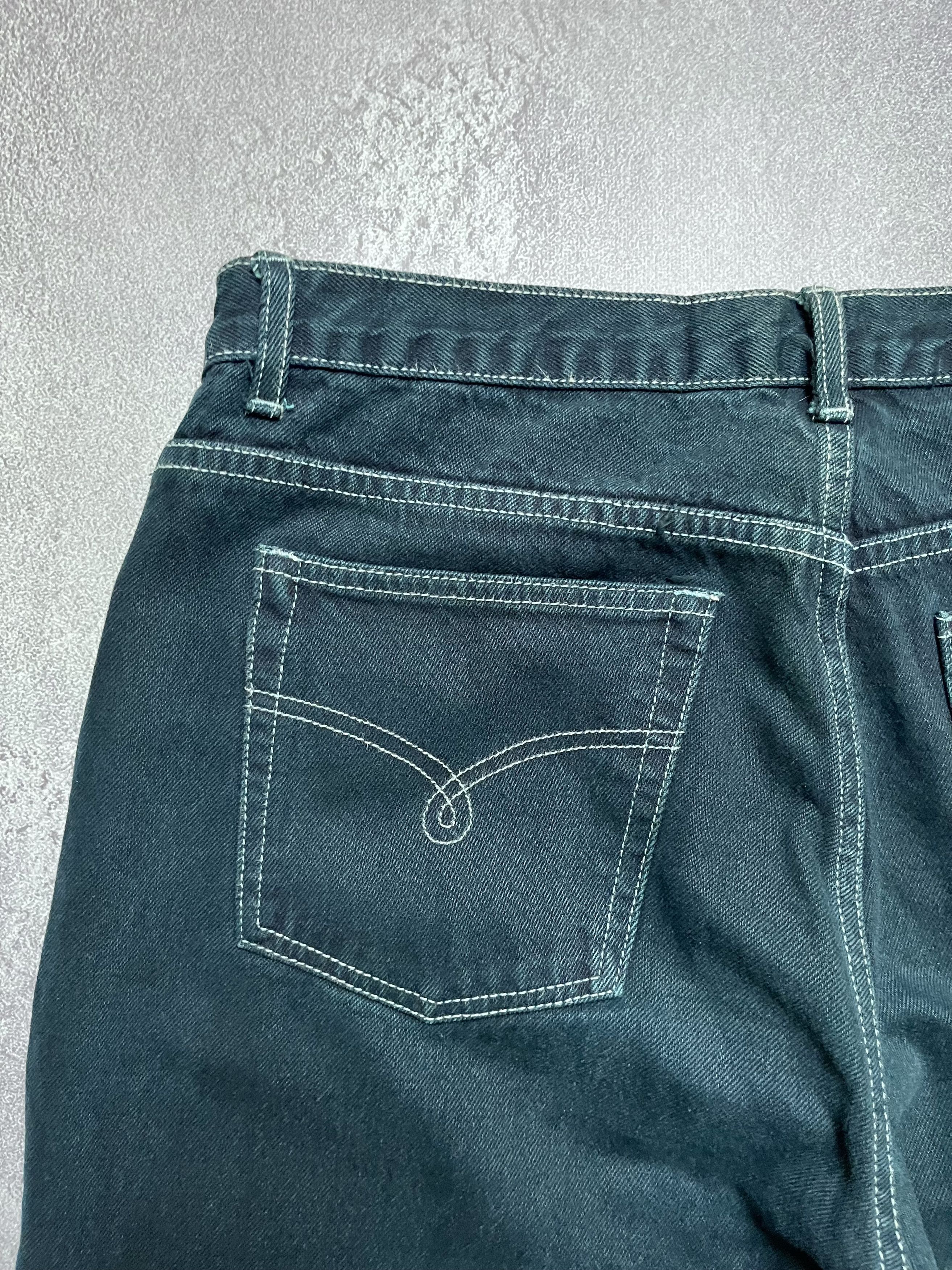 Moschino Vintage Jeans Moschino Big Metal Logo Bootcut Flared Y2K Size US 34 / EU 50 - 3 Thumbnail
