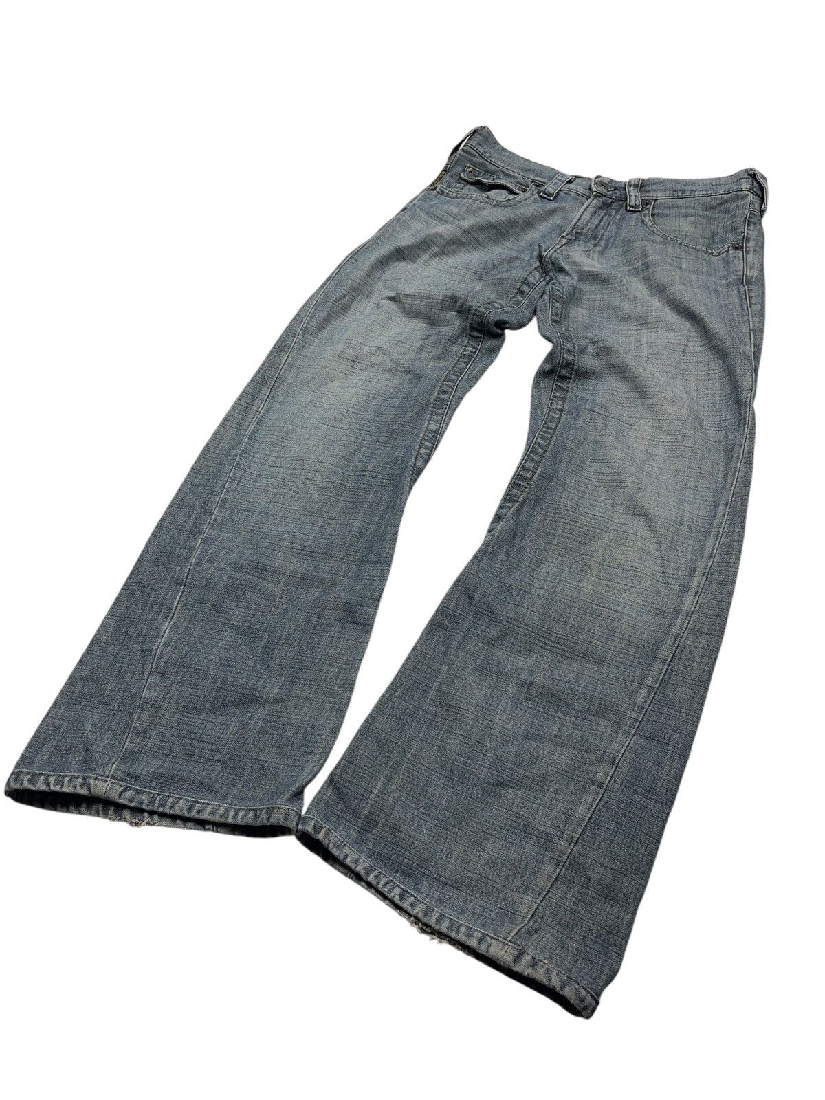 Armani Vintage Armani Flared Low Rise Jeans Indigo Series 005 Size US 32 / EU 48 - 4 Thumbnail