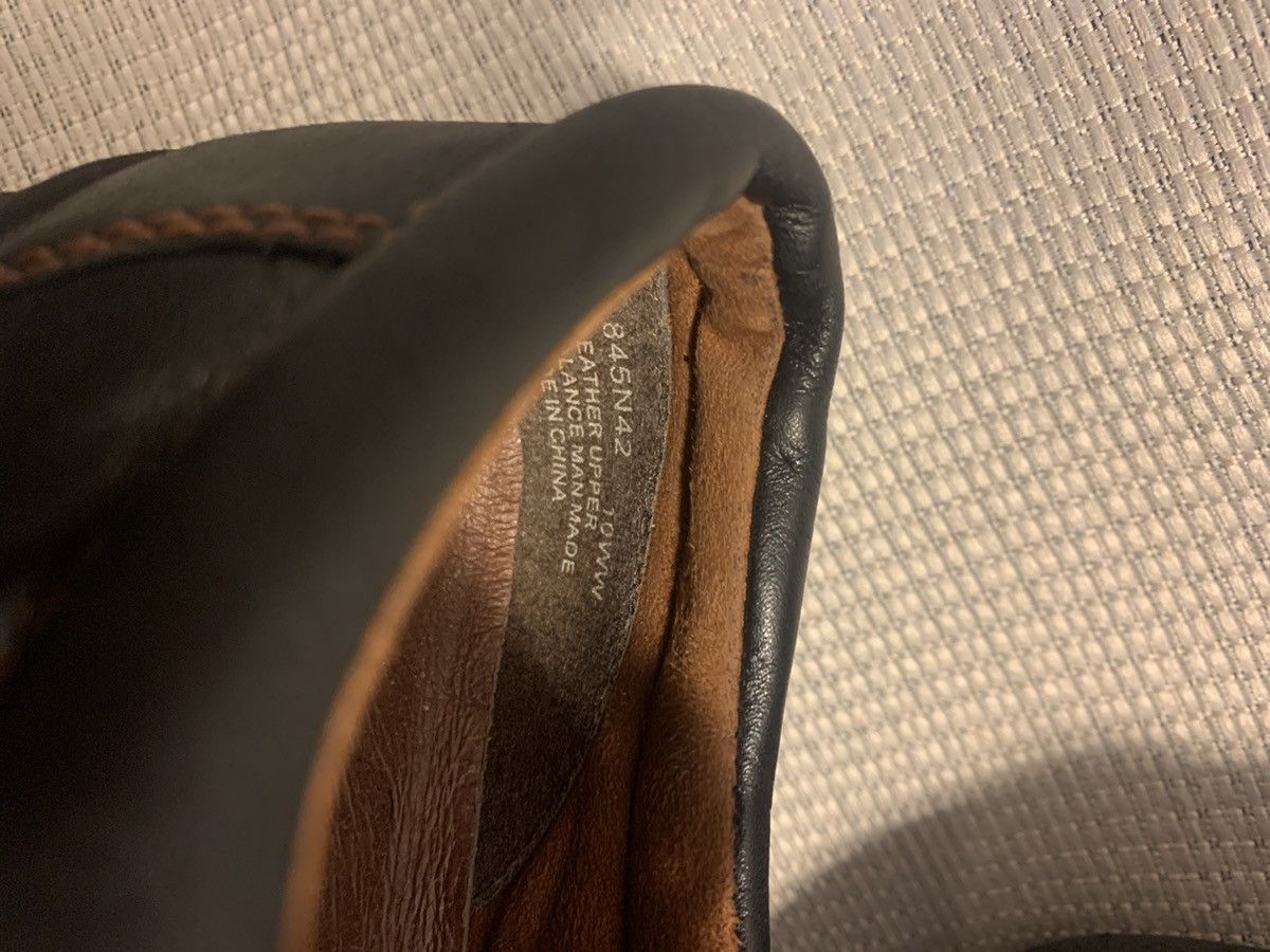Naturalizer Naturalizer Leather 10WW Lace Flat Oxford black w BRN stitch Size US 10 / IT 40 - 3 Thumbnail