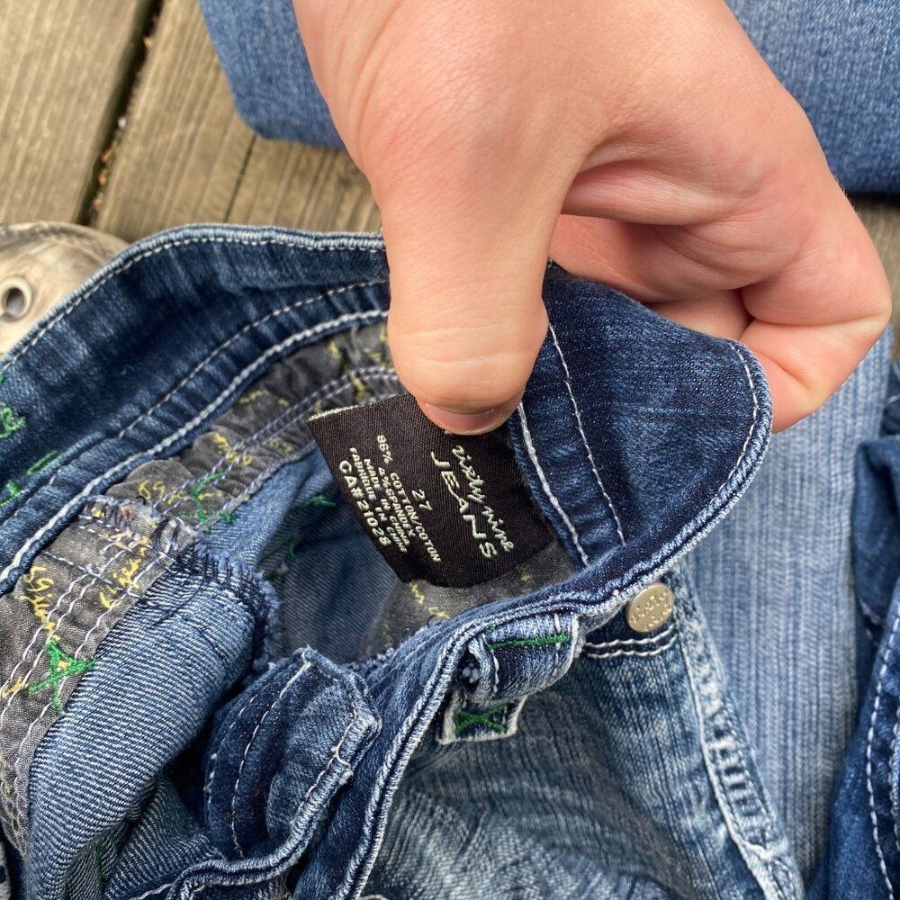 Miss Me × Vintage Vintage Y2K Denim Jeans Size 25-28 - Mirmana, Sixt Size 25" / US 0 / IT 36 - 8 Thumbnail