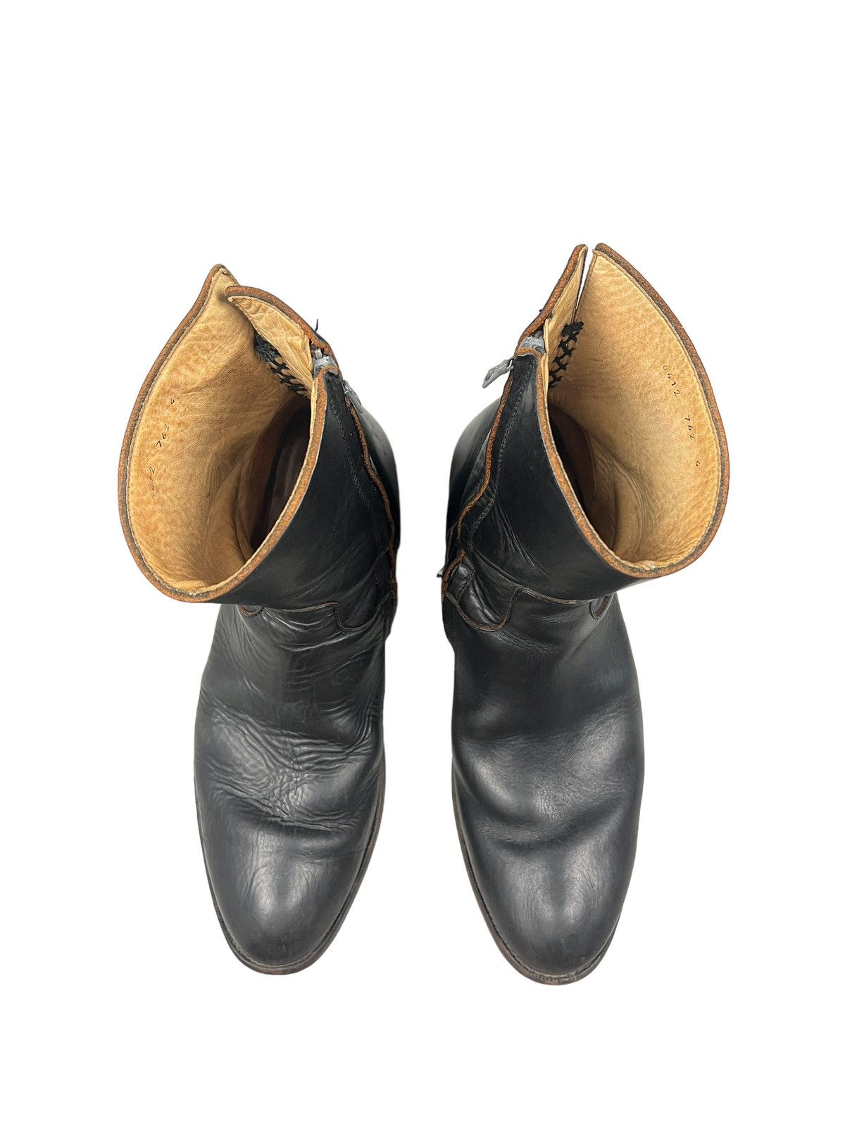 The Viridi-anne The Veridi-anne Side Zipper Leather Boots Size US 11 / EU 44 - 13 Thumbnail