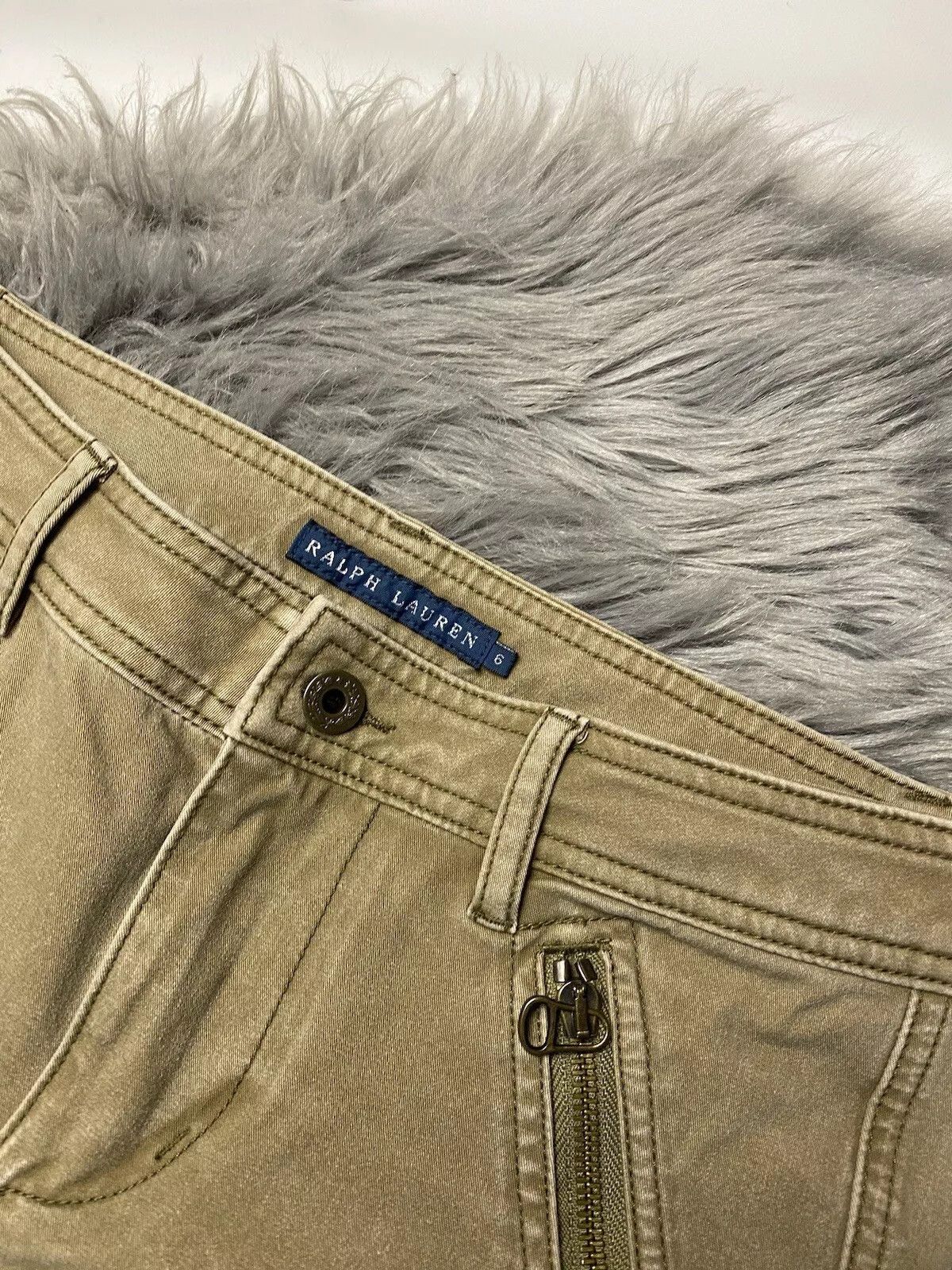 Ralph Lauren Polo Ralph Laurent Cargo Pants Women Sz 6 Size 28" / US 6 / IT 42 - 4 Thumbnail