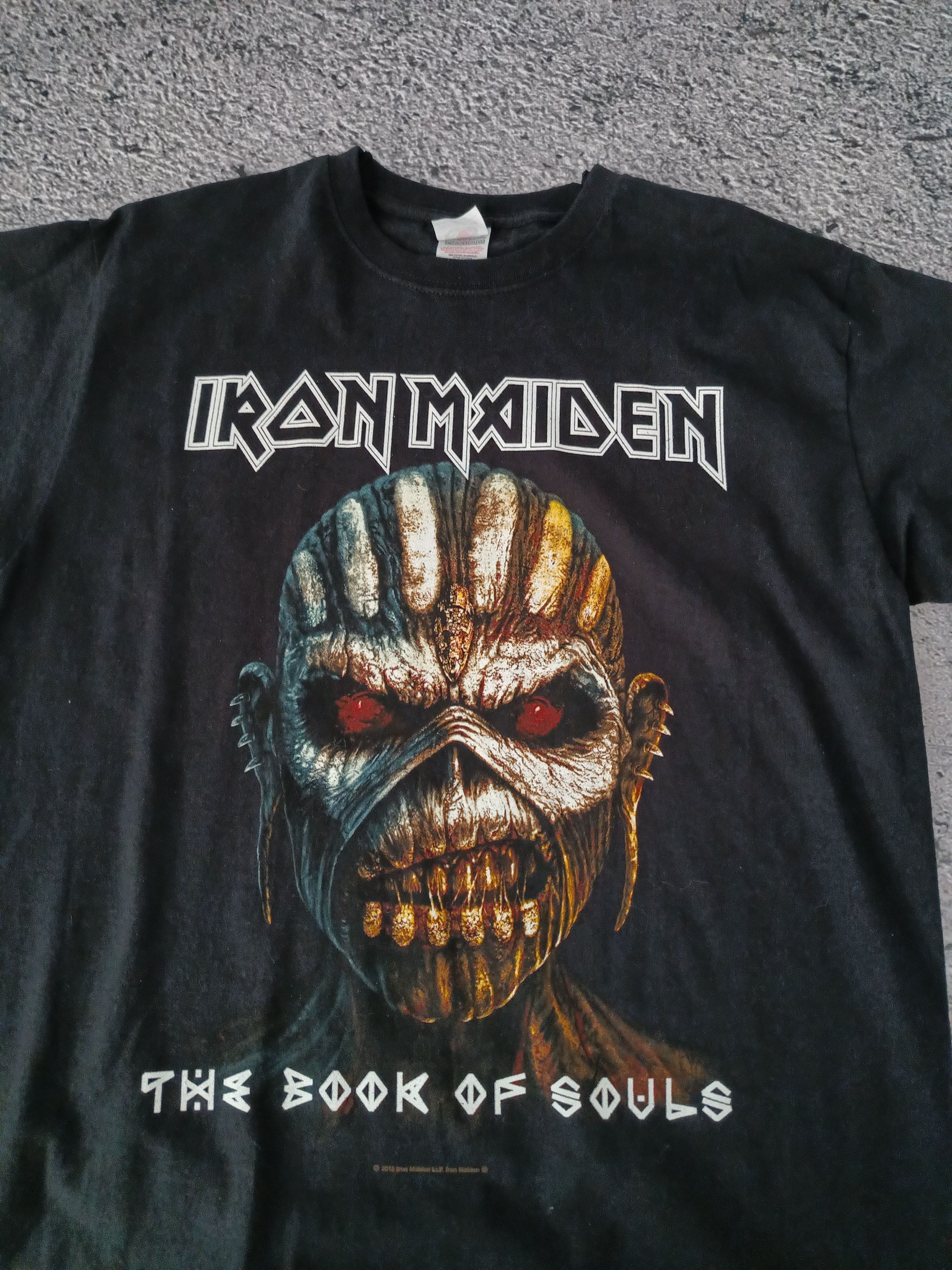 Band Tees × Iron Maiden × Vintage Iron Maiden Printed T-Shirt Size US M / EU 48-50 / 2 - 2 Thumbnail