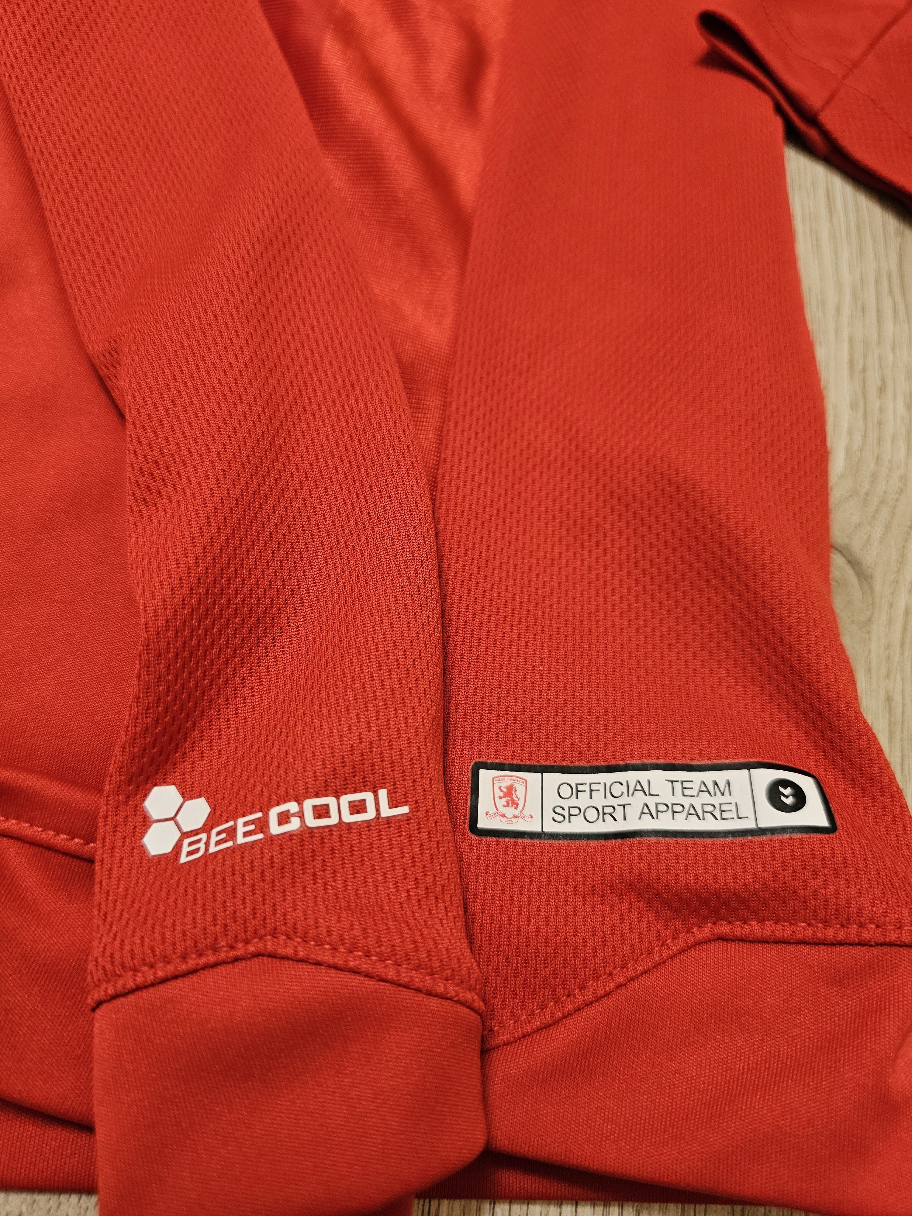 Hummel MIDDLESBROUGH 2019 2020 HOME LONG FOOTBALL SOCCER JERSEY Size US M / EU 48-50 / 2 - 8 Thumbnail