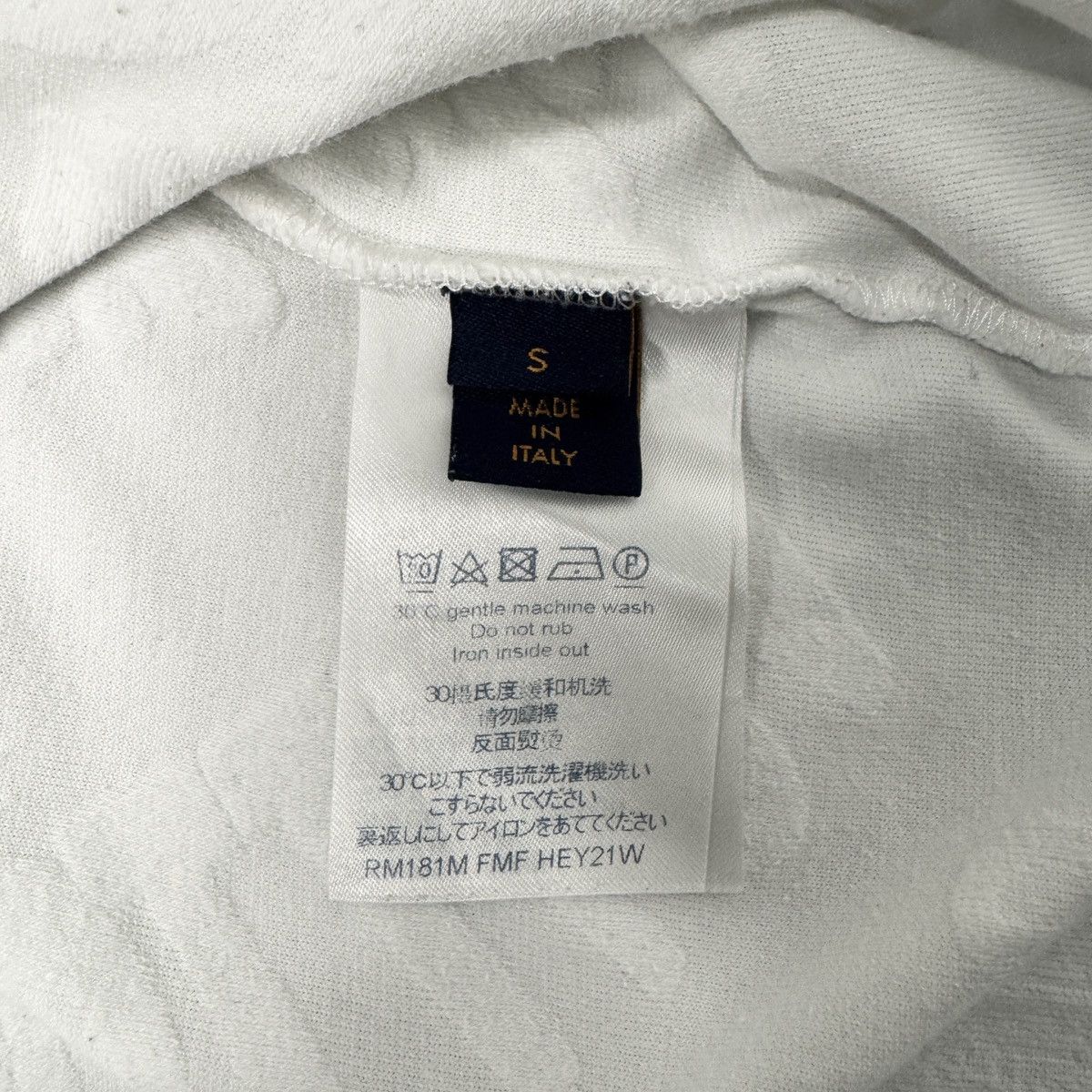 Louis Vuitton Louis Vuitton 1A3KR2 Raglan T-Shirt In White RRP £600 Size US S / EU 44-46 / 1 - 6 Thumbnail