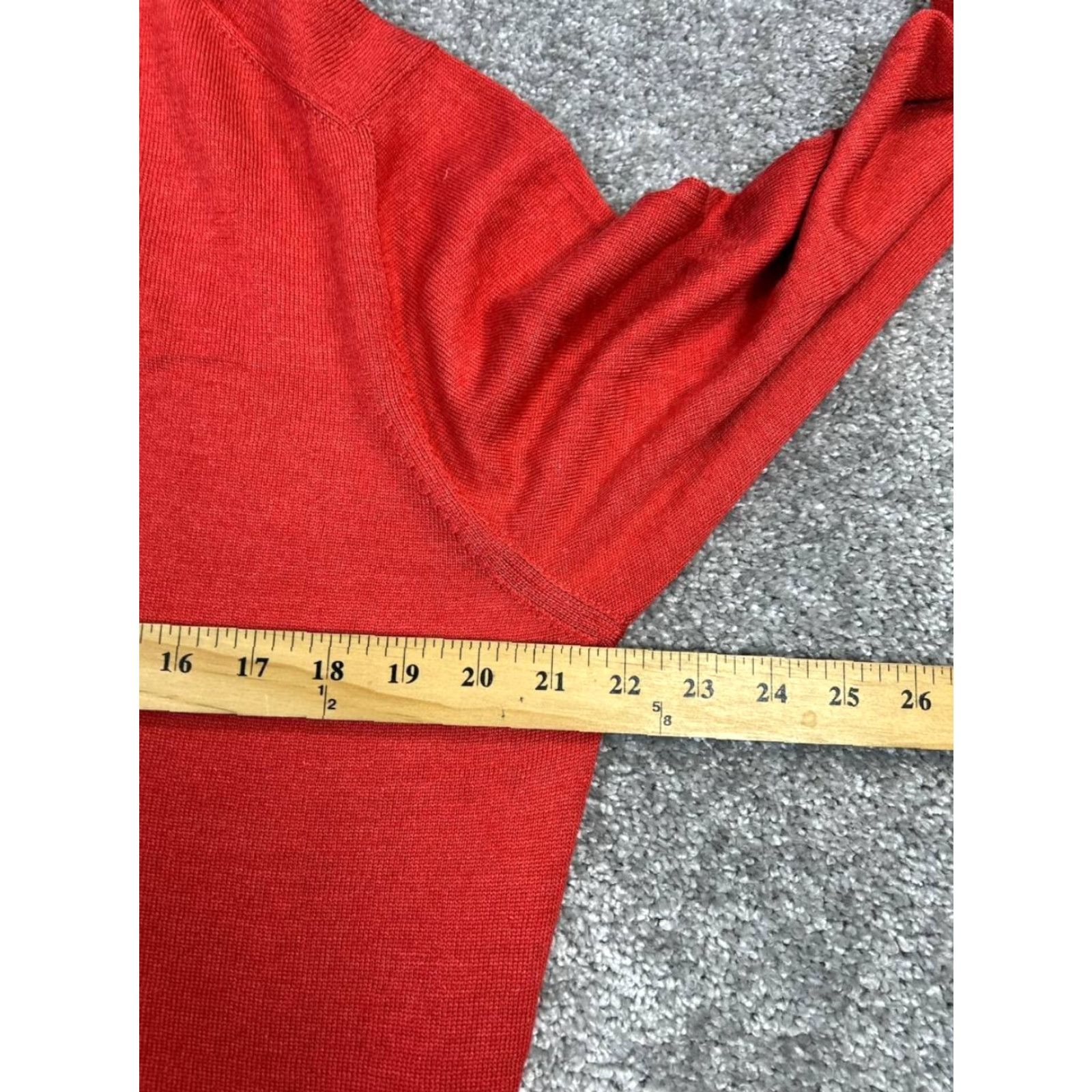 Vintage David Cenci Sweater Mens Large Red Wool Knit Pullover Shirt Adults Red David Cenci Pullover Knit Wool Size US L / EU 52-54 / 3 - 7 Thumbnail
