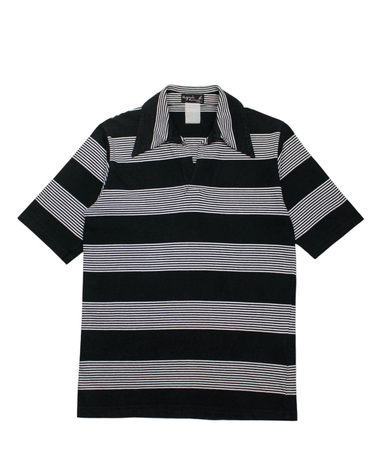 agnes b. 2000S AGNÈS B. HOMME WIDE STRIPE COLLARED SHIRT Size US M / EU 48-50 / 2 - 1 Thumbnail