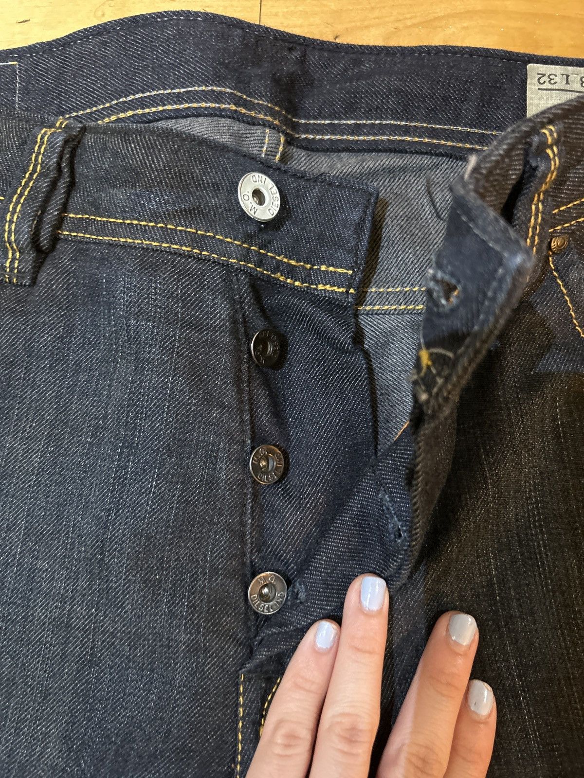 Diesel Diesel Industry Denim Division Size US 33 - 10 Thumbnail
