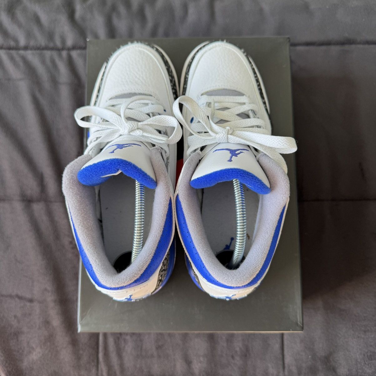 Jordan Brand × Nike Air Jordan 3 Retro “Racer Blue” GS Size US 5.5 / EU 38 - 5 Thumbnail