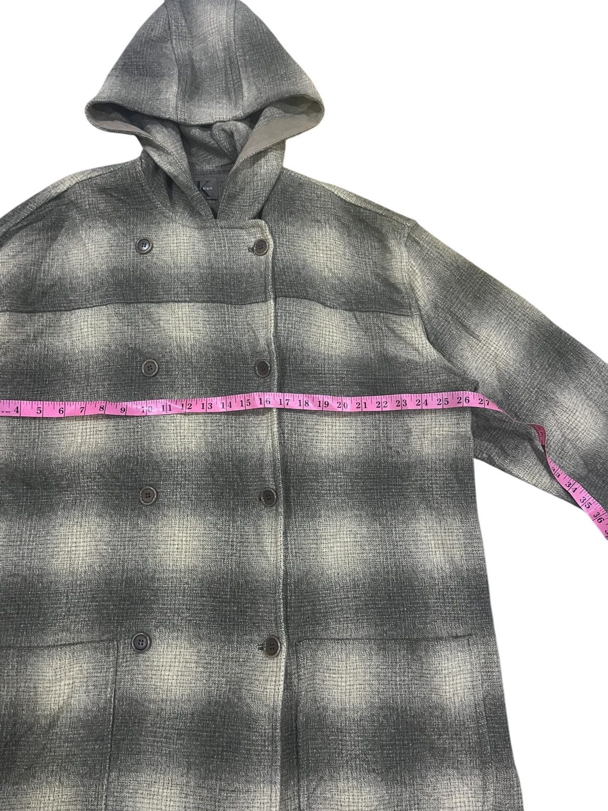 Calvin Klein × Vintage Vintage CALVIN KLEIN long jaket hoodies wool made in u.s.a Size US XL / EU 56 / 4 - 18 Thumbnail