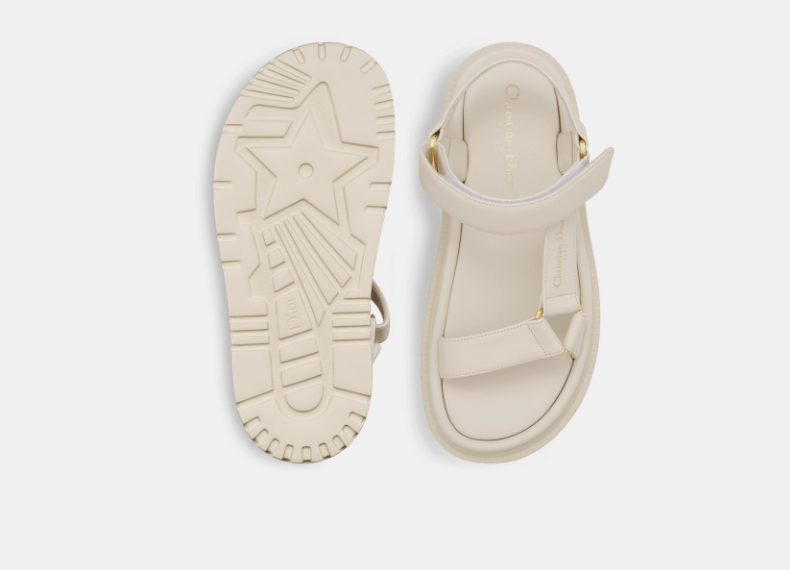 Dior o1w1db10126 KCQ893 D-Wave Sandals in White Size US 6 / IT 36 - 5 Thumbnail