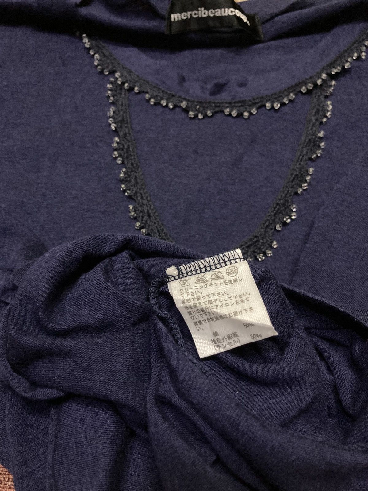 Issey Miyake Mercibeaucoup Blue Women’s Top by Issey Miyake Size M / US 6-8 / IT 42-44 - 5 Thumbnail