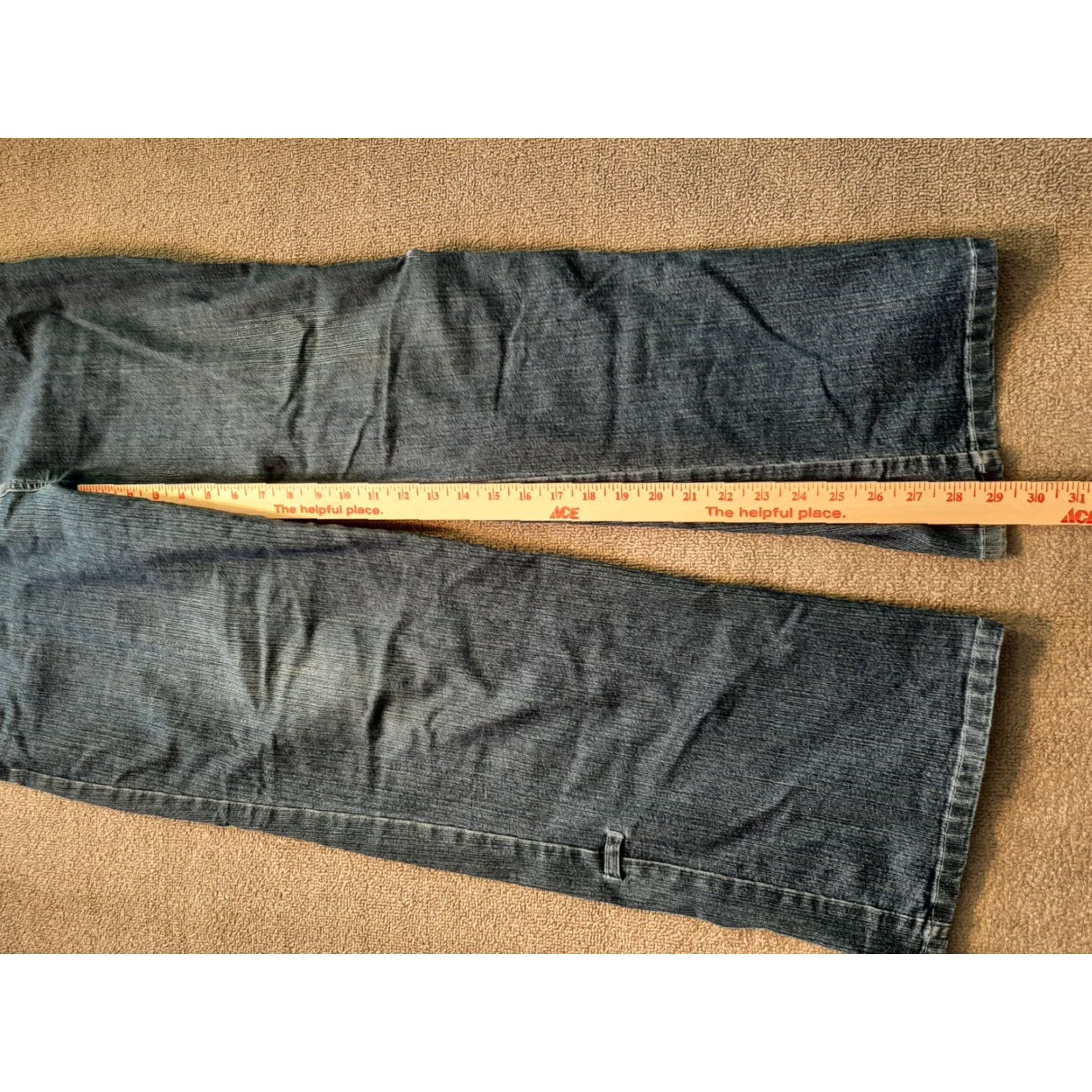 Vintage Cappagallo Jeans Womens Size 12 Blue Cotton Blend Denim Straight Leg Casual Womens Jeans Size 34" / US 12 / IT 48 - 2 Thumbnail